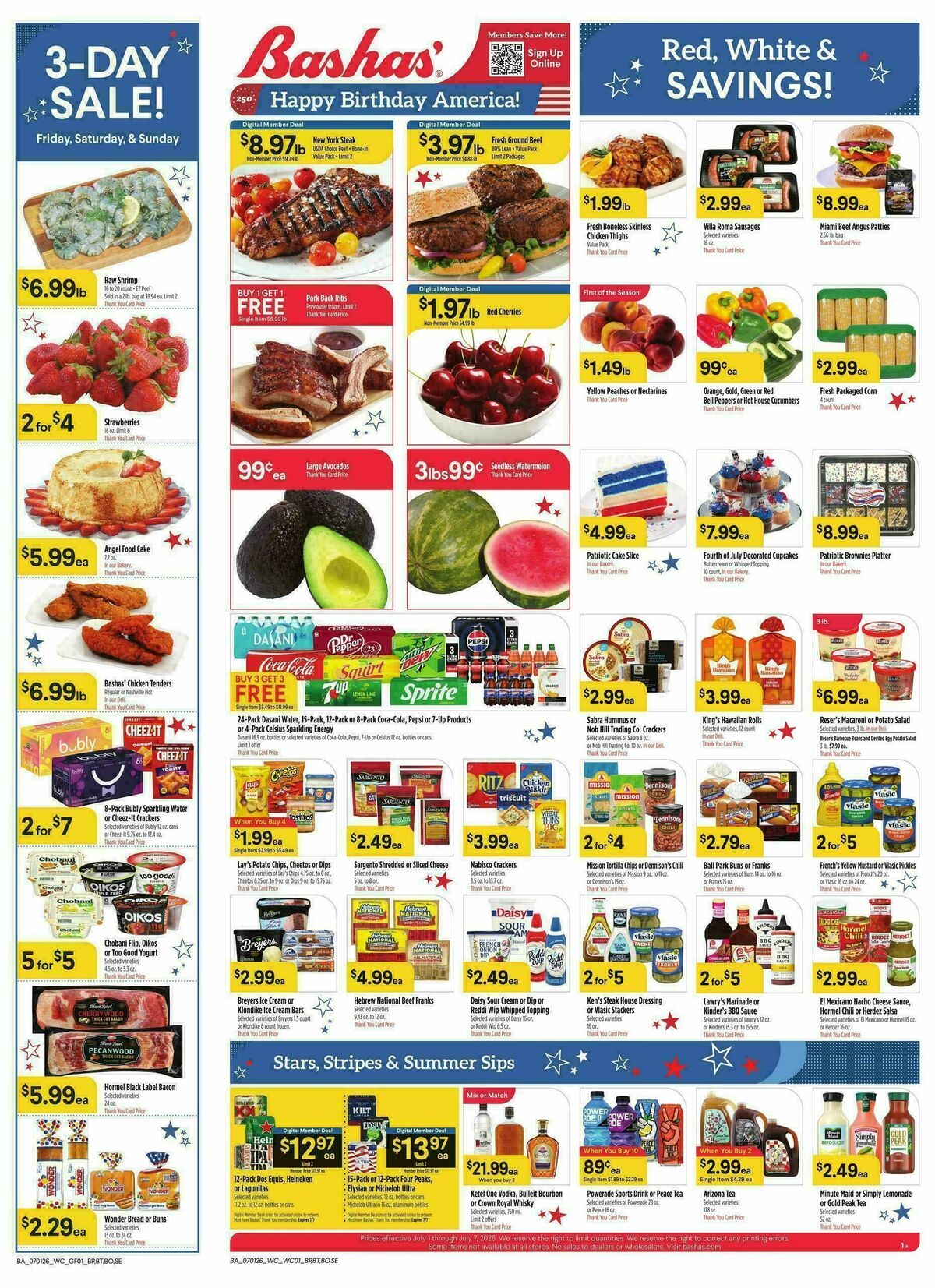 Bashas Weekly Ad from July 1