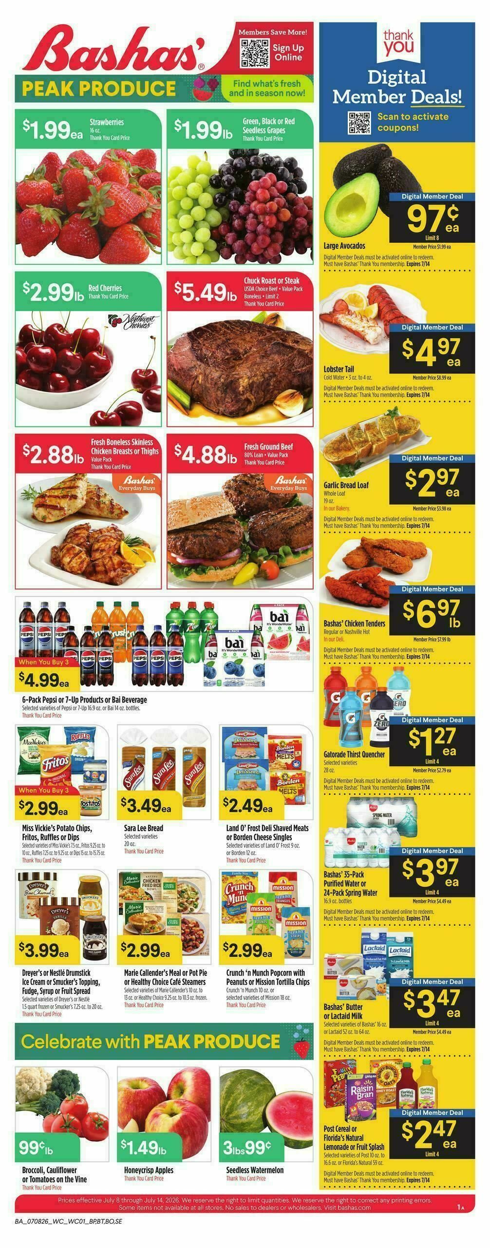 Bashas Weekly Ad from July 8