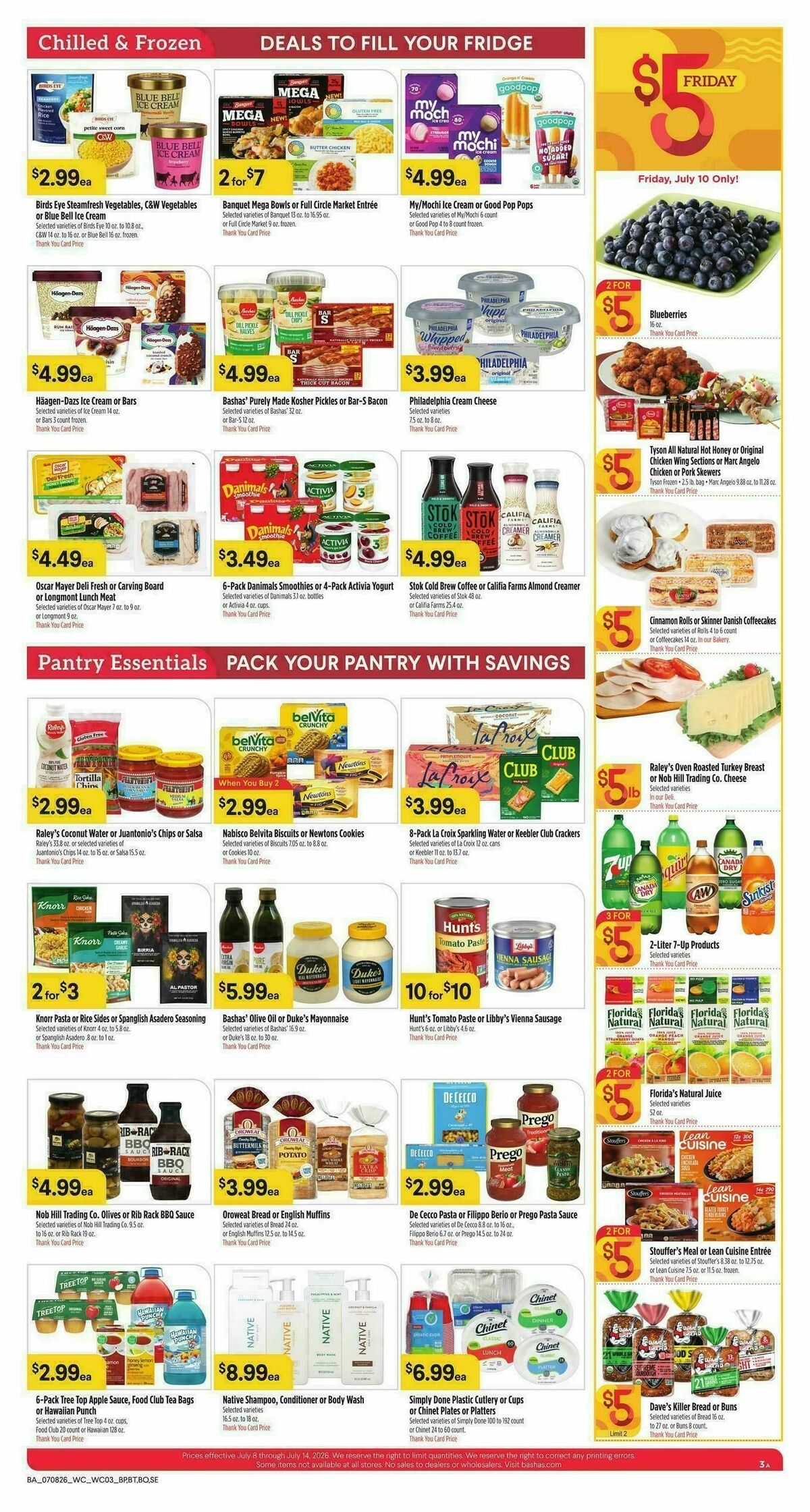 Bashas Weekly Ad from July 8