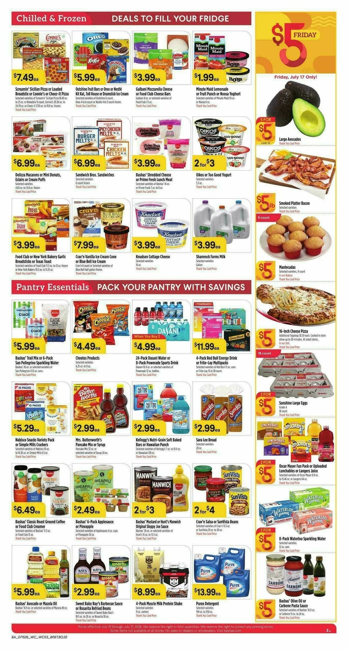 Bashas Weekly Ad from July 15