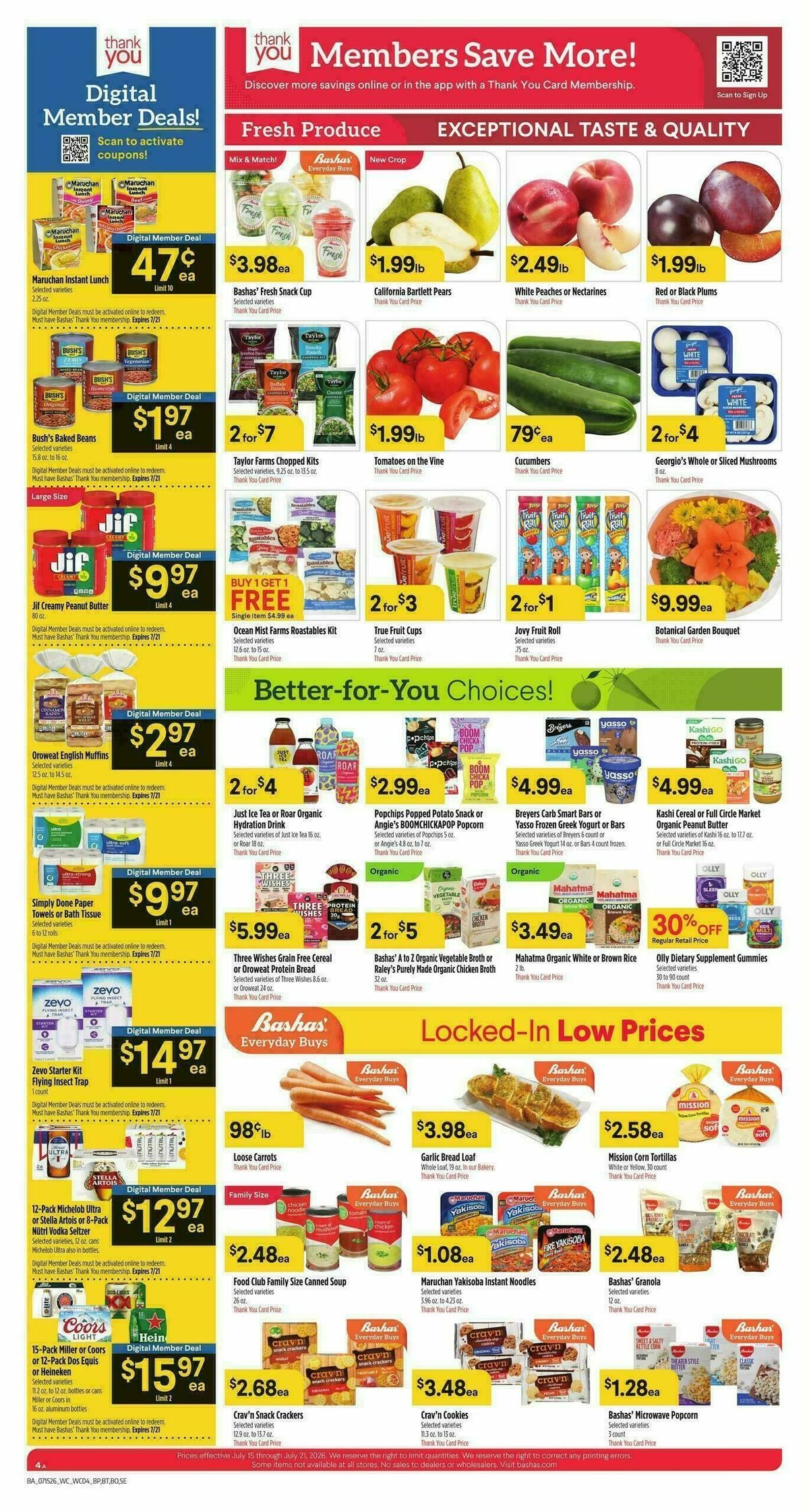 Bashas Weekly Ad from July 15