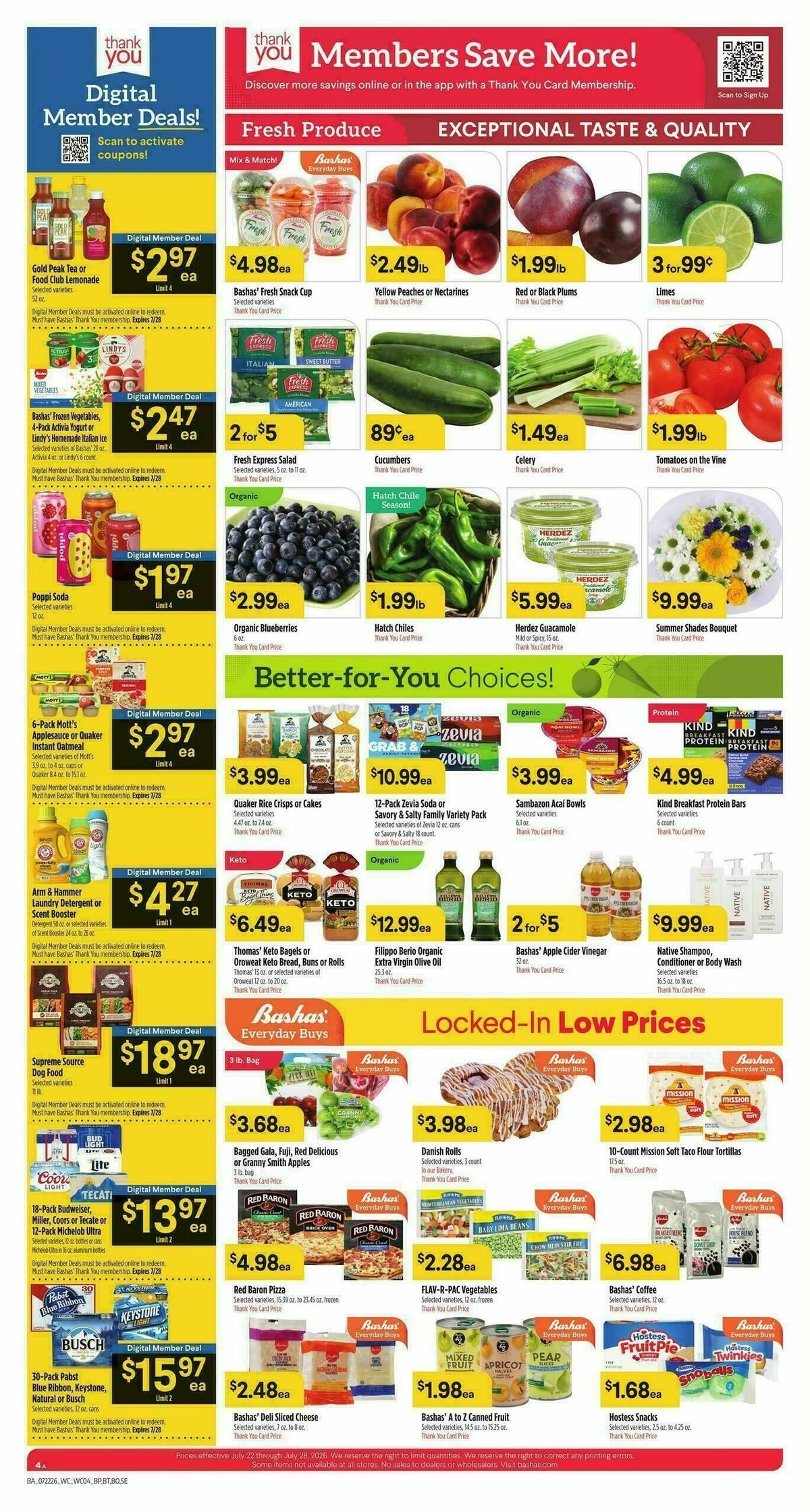Bashas Weekly Ad from July 22