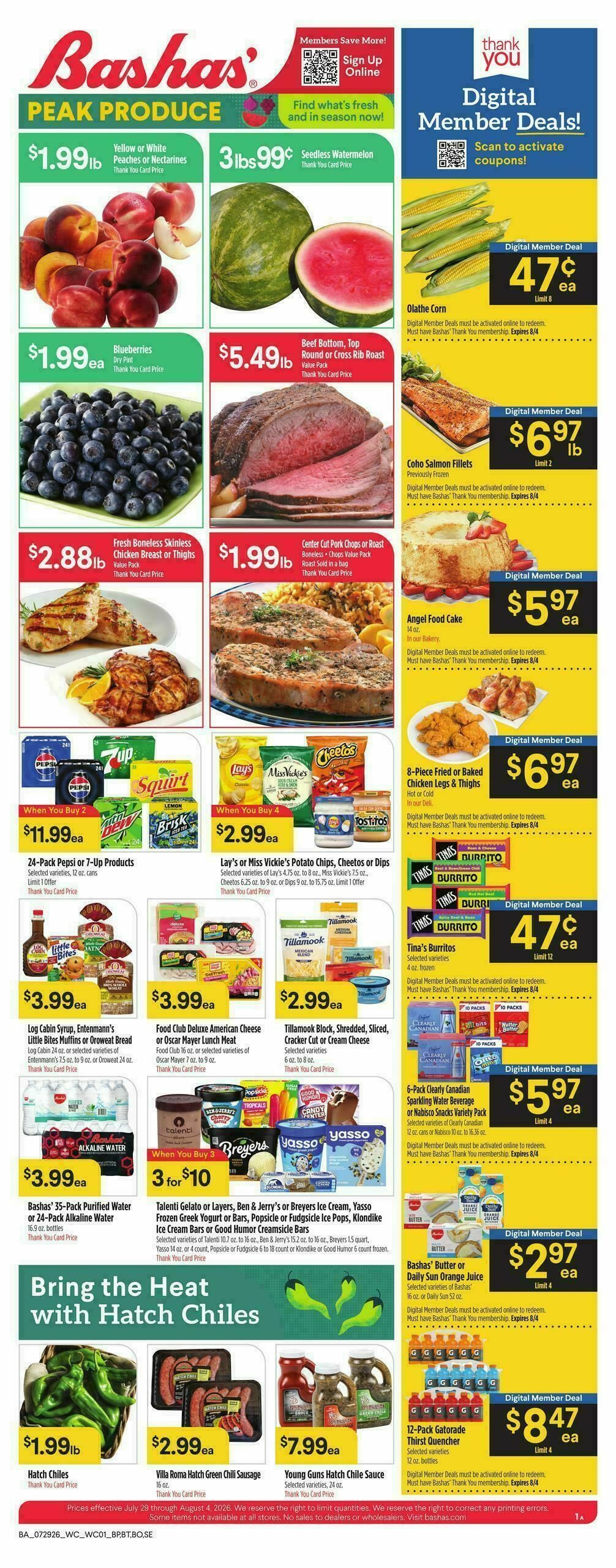 Bashas Weekly Ad from July 29
