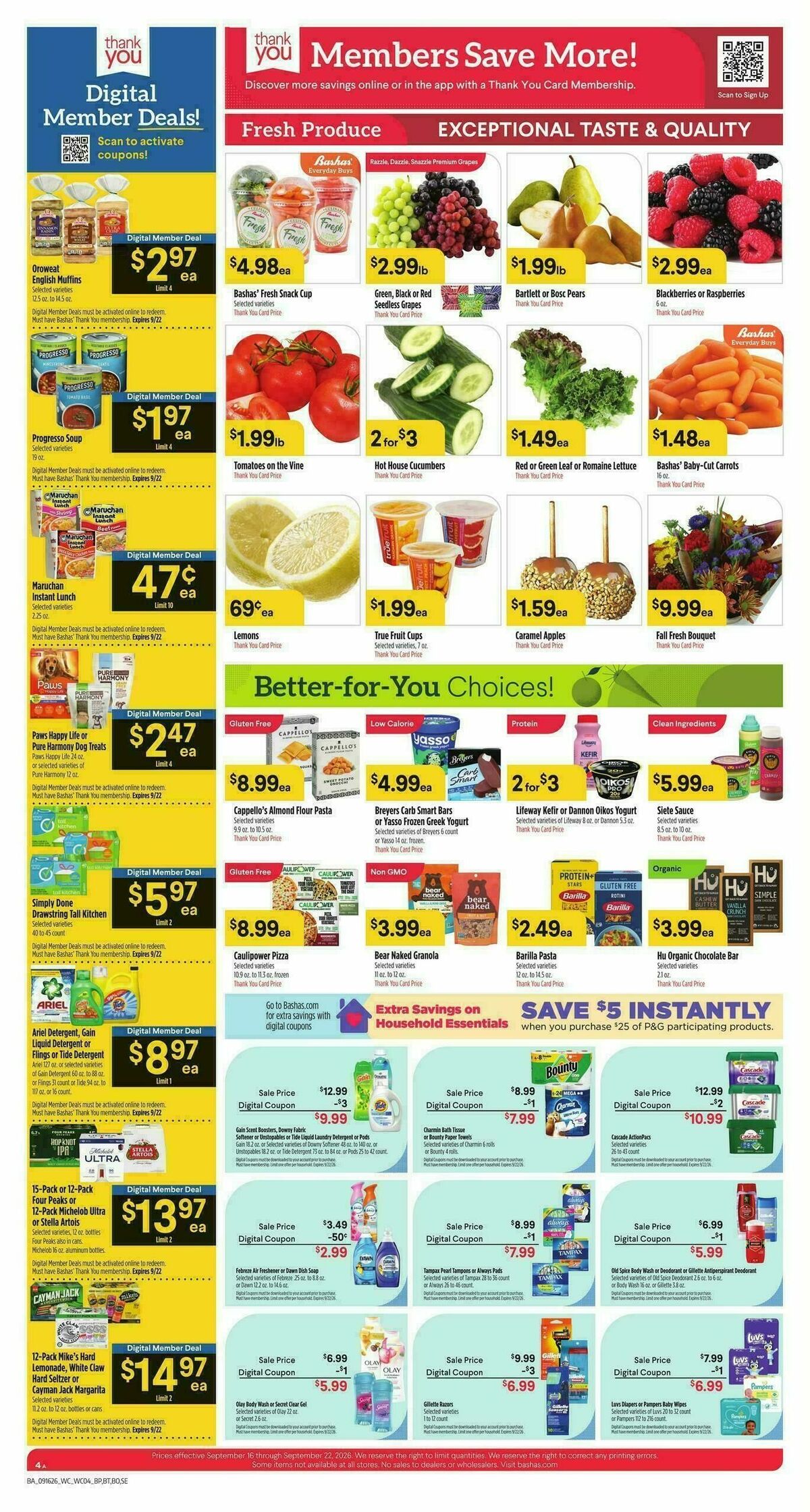 Bashas Weekly Ad from September 16