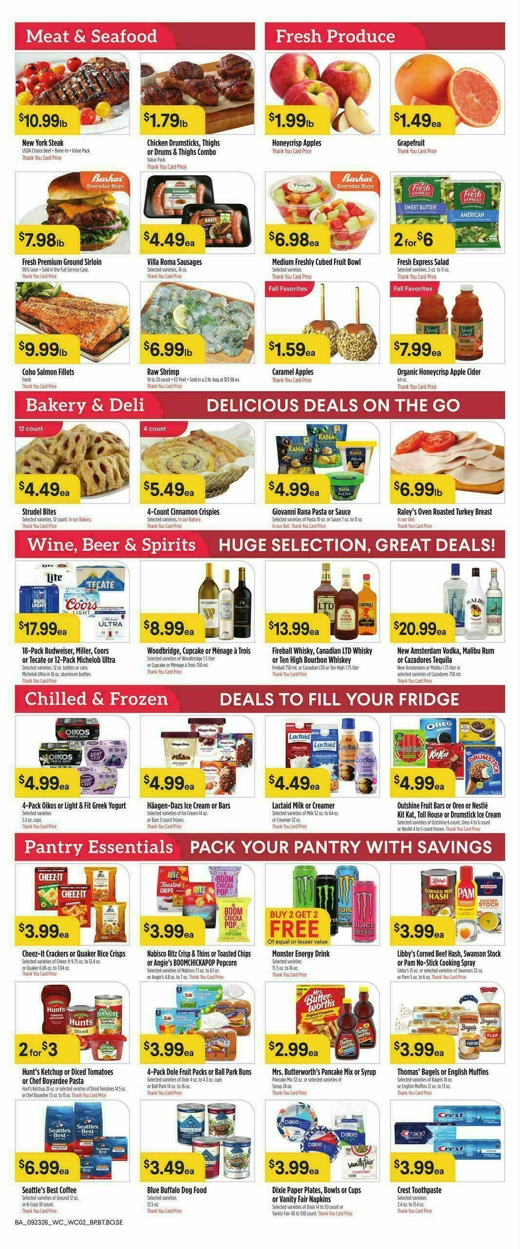 Bashas Weekly Ad from September 23