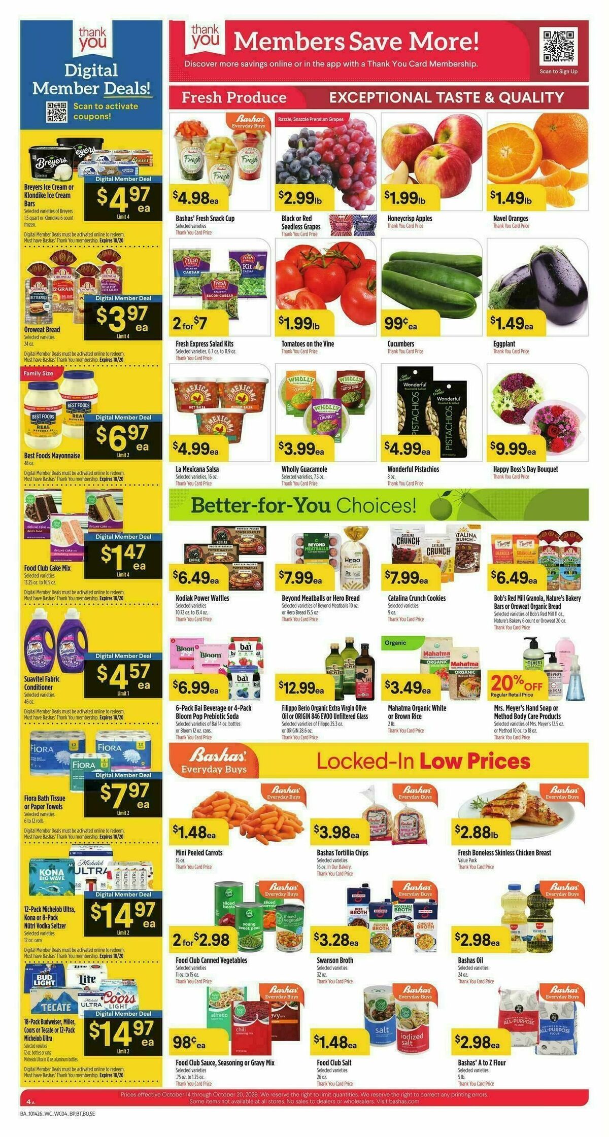 Bashas Weekly Ad from October 14