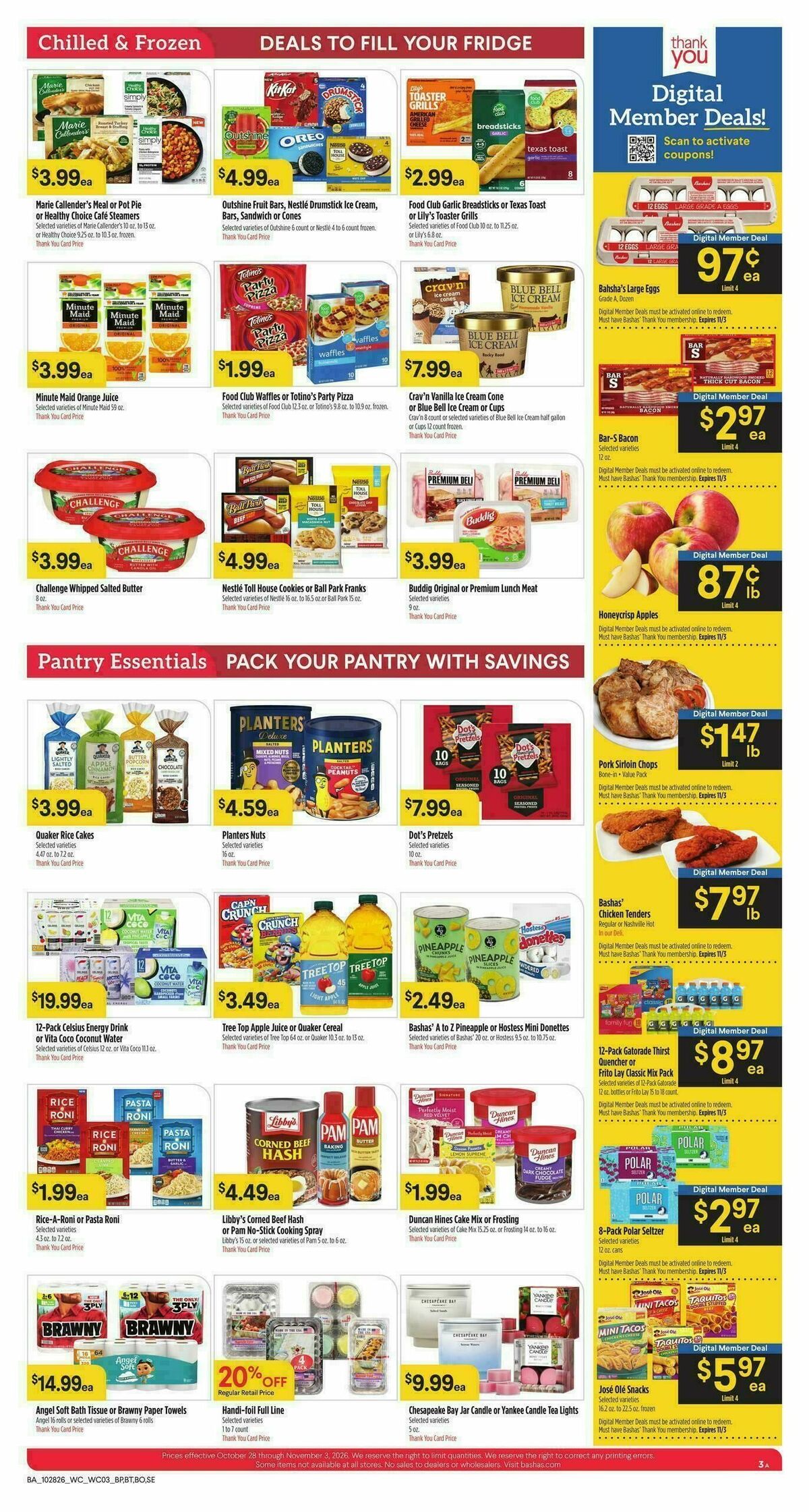 Bashas Weekly Ad from October 28