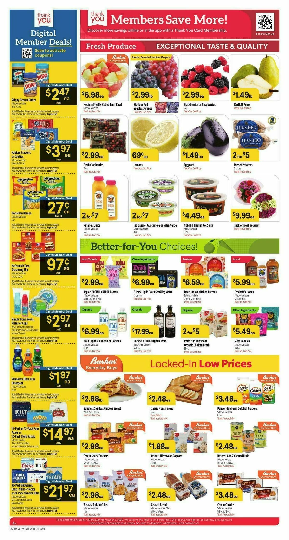 Bashas Weekly Ad from October 28