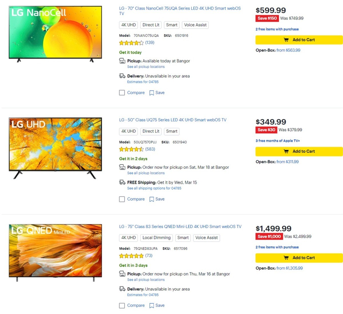 Best Buy Weekly Ad from March 13