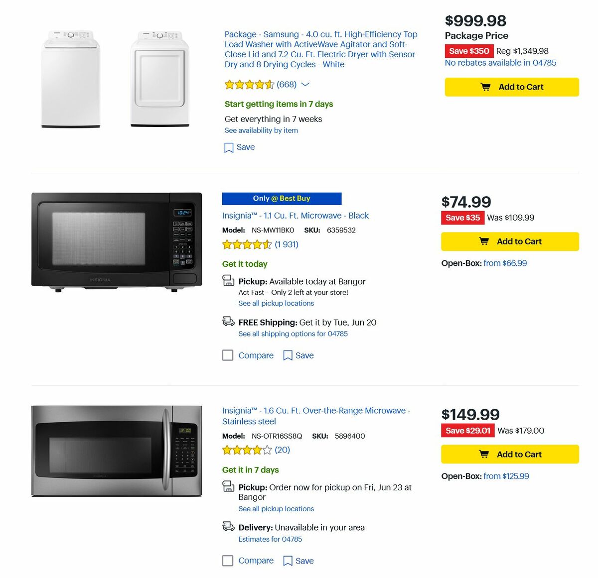 Best Buy Weekly Ad from June 16