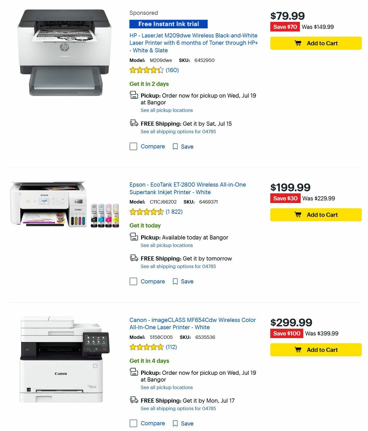 Best Buy Weekly Ad from July 13