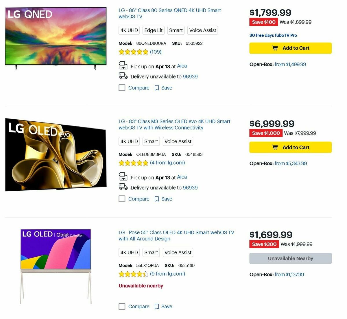 Best Buy Weekly Ad from April 1