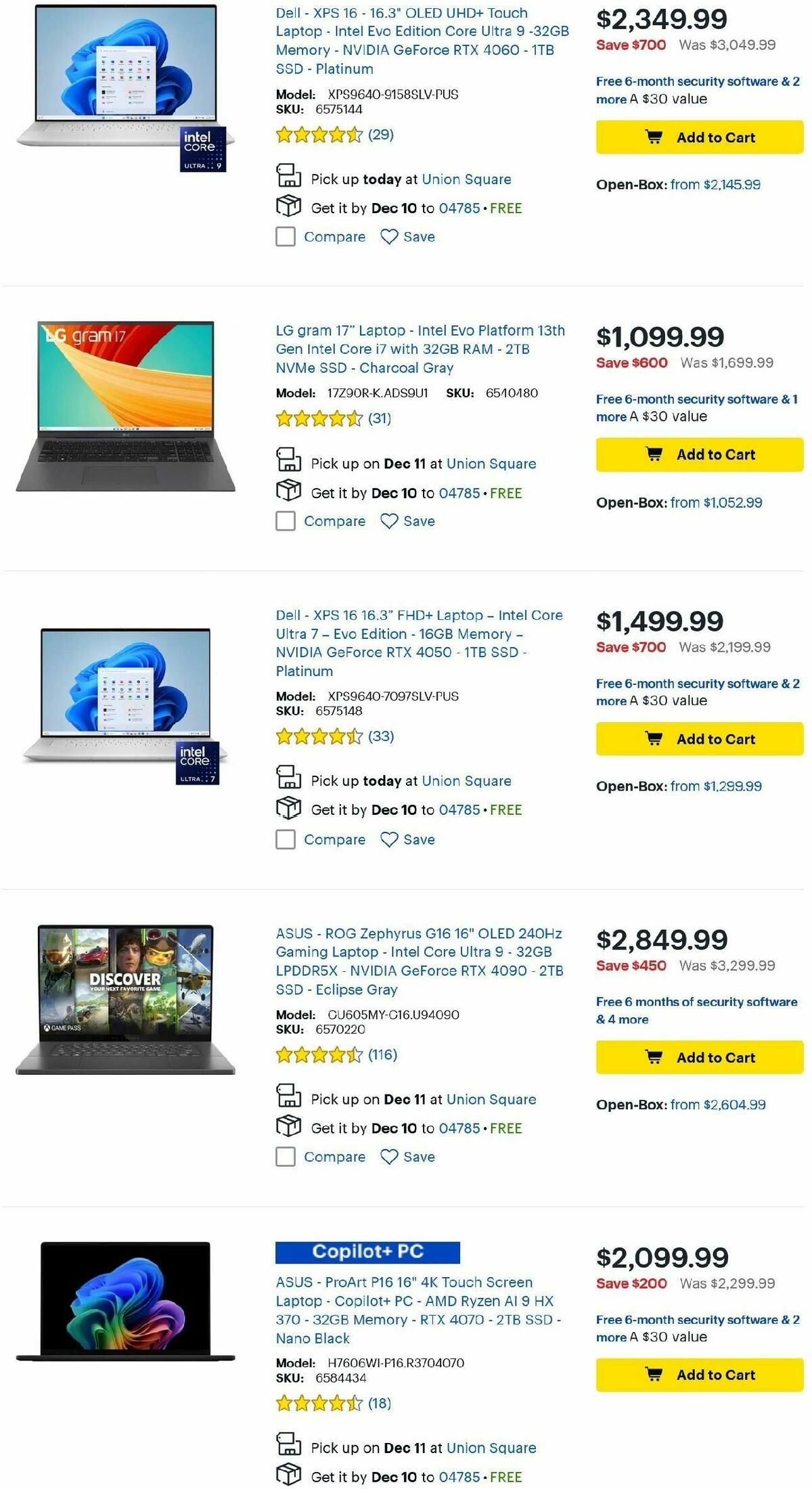 Best Buy Weekly Ad from December 7