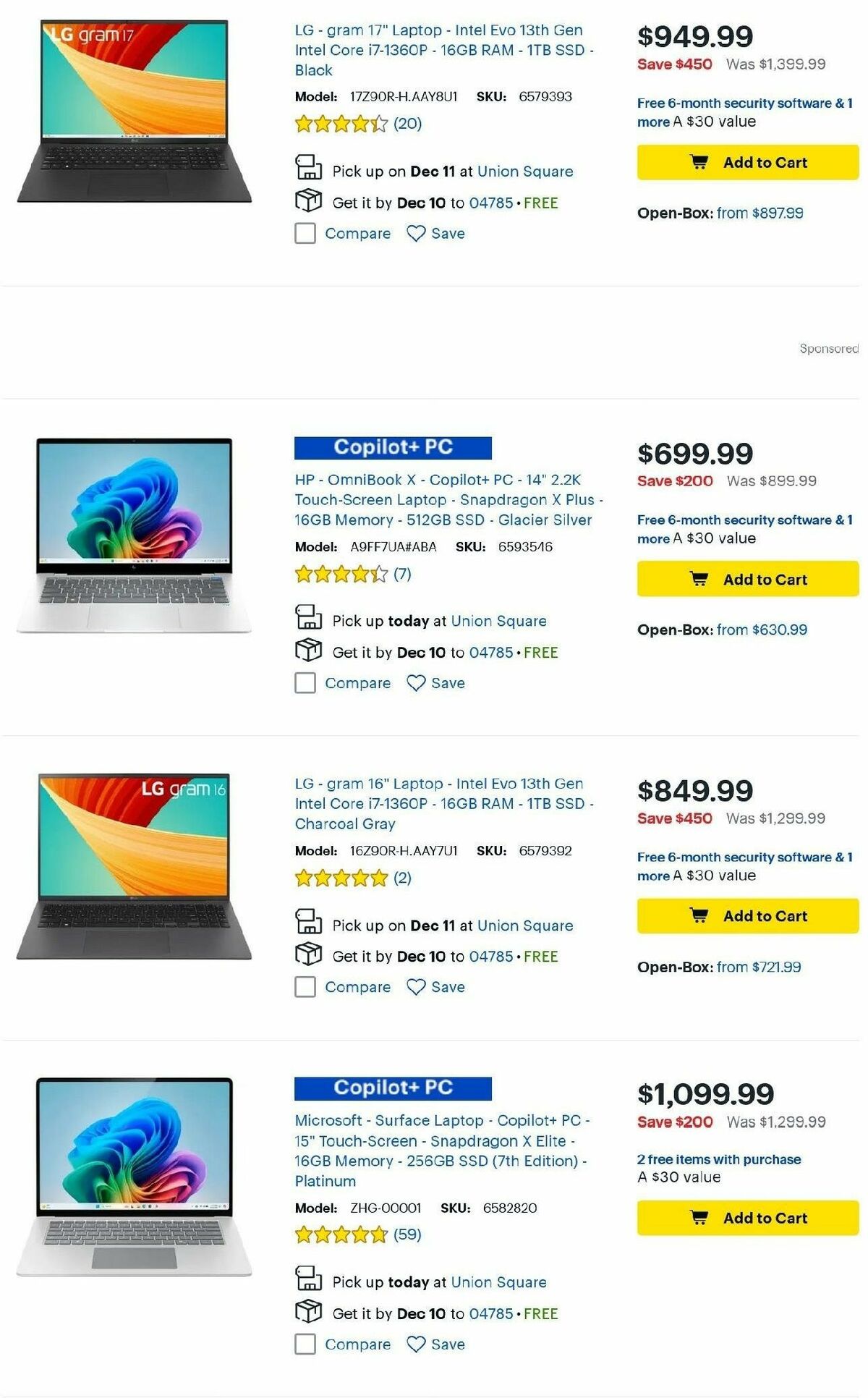 Best Buy Weekly Ad from December 7