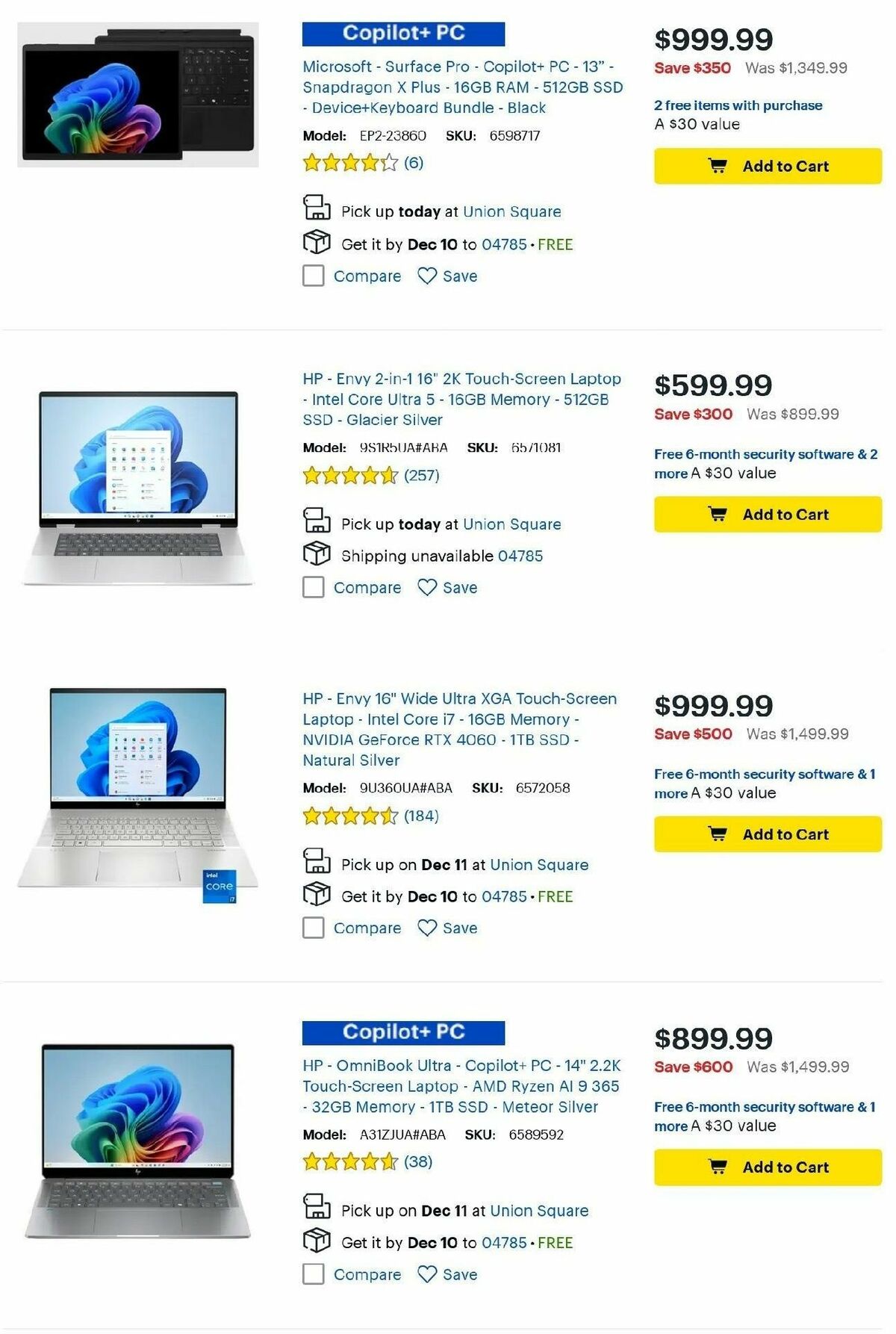 Best Buy Weekly Ad from December 7