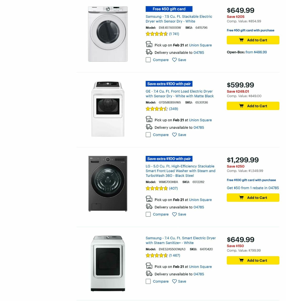 Best Buy Weekly Ad from February 17