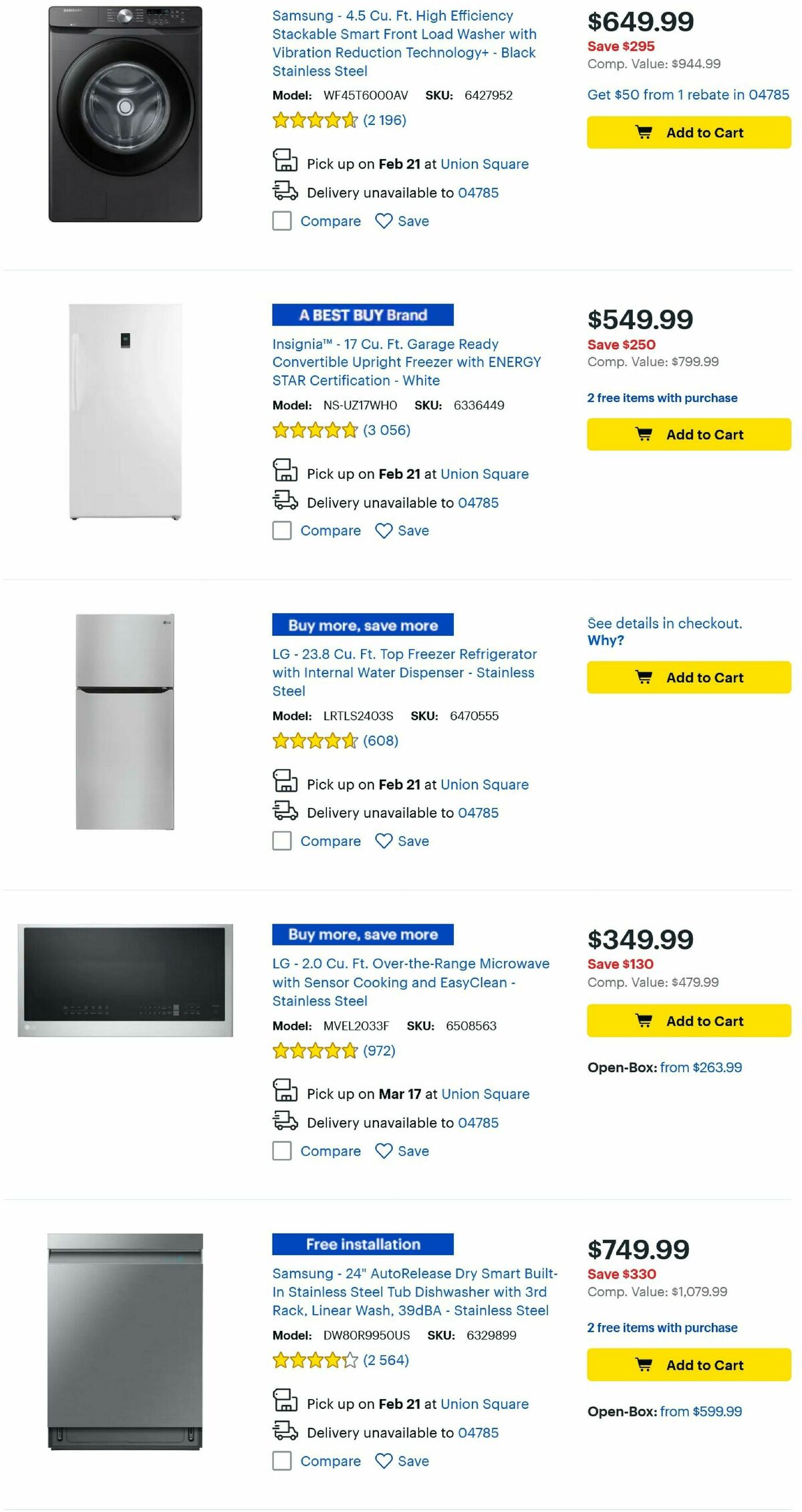 Best Buy Weekly Ad from February 17