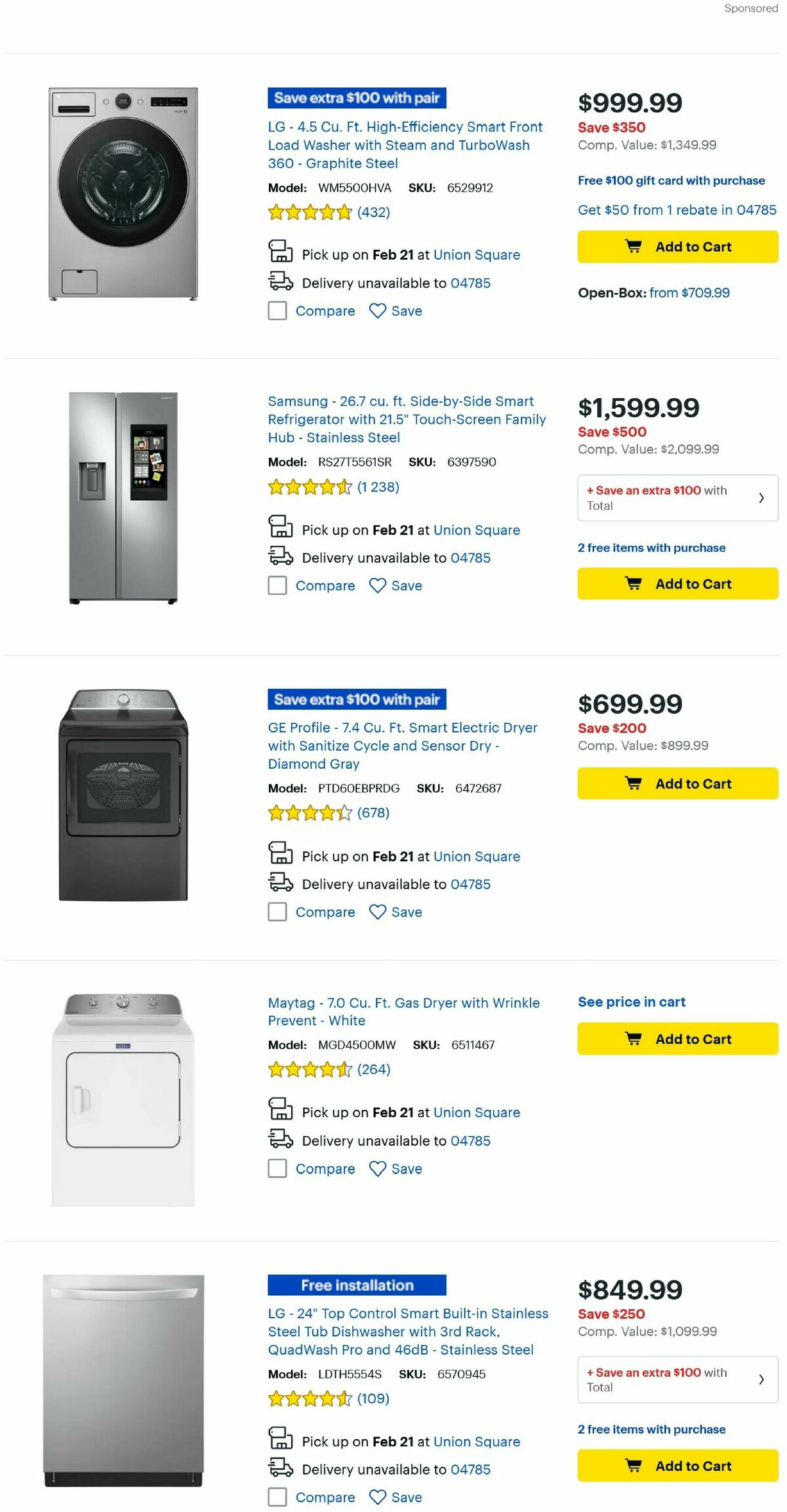 Best Buy Weekly Ad from February 17