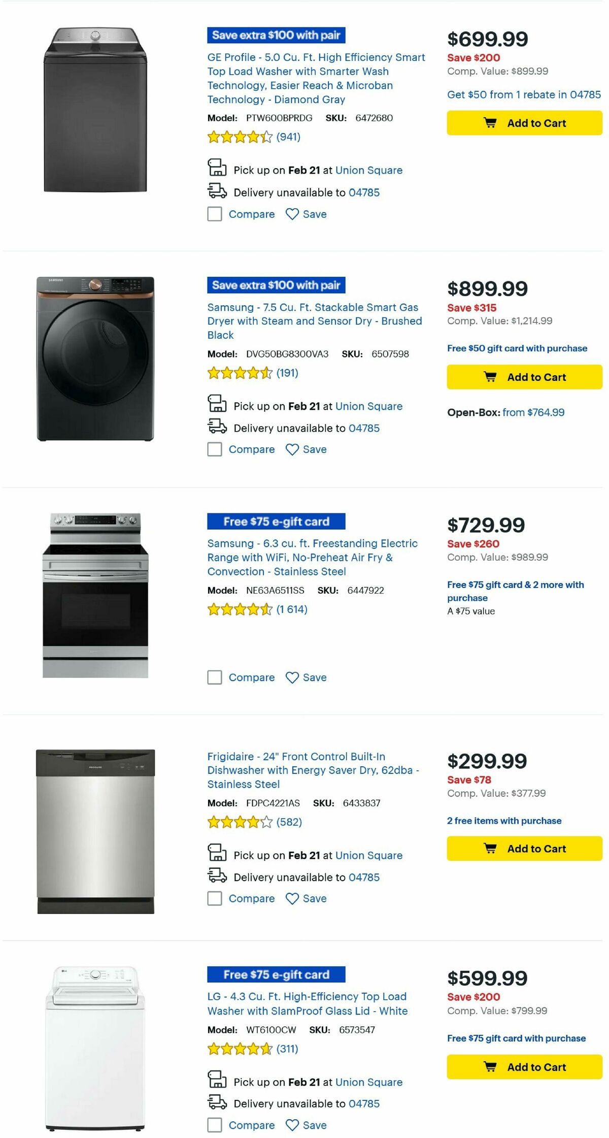 Best Buy Weekly Ad from February 17