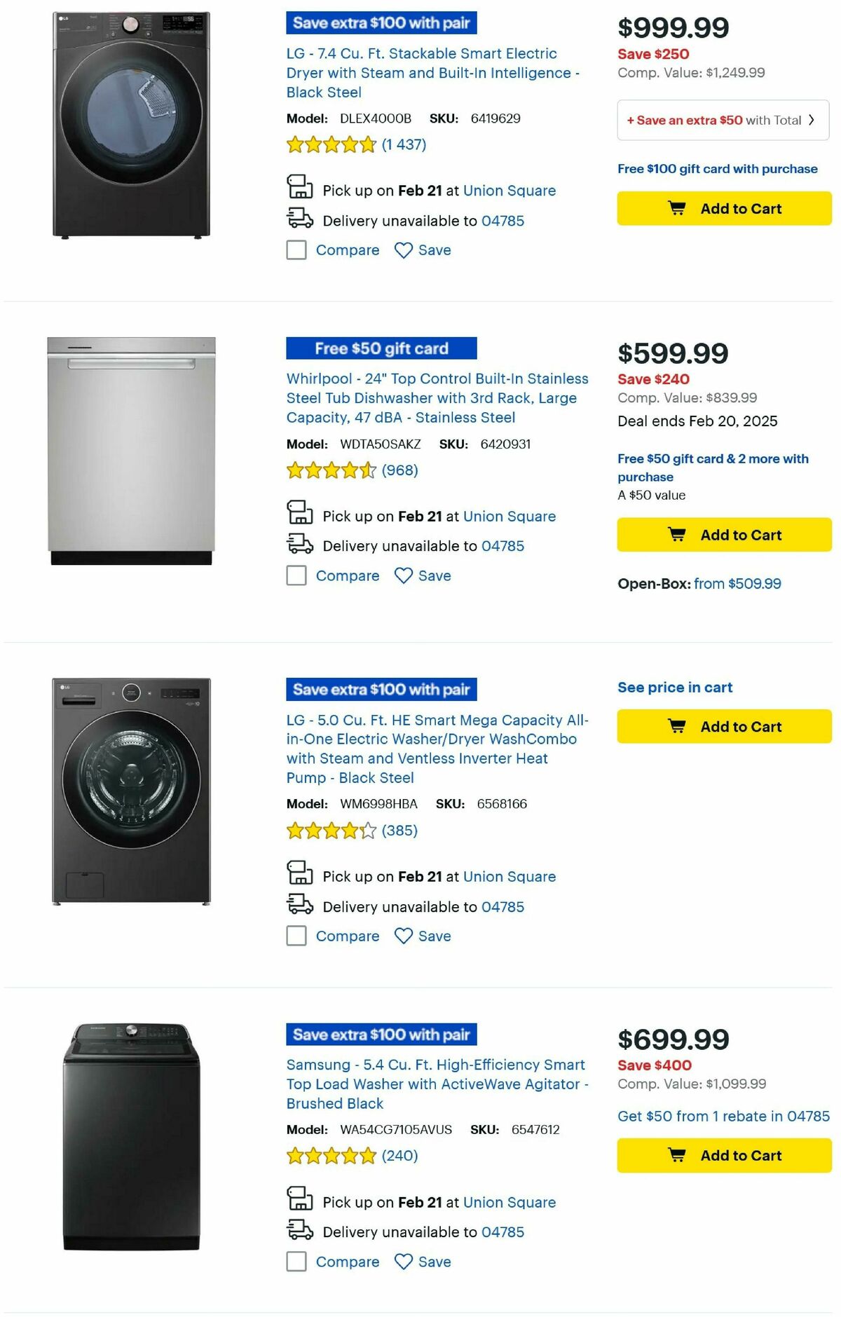 Best Buy Weekly Ad from February 17
