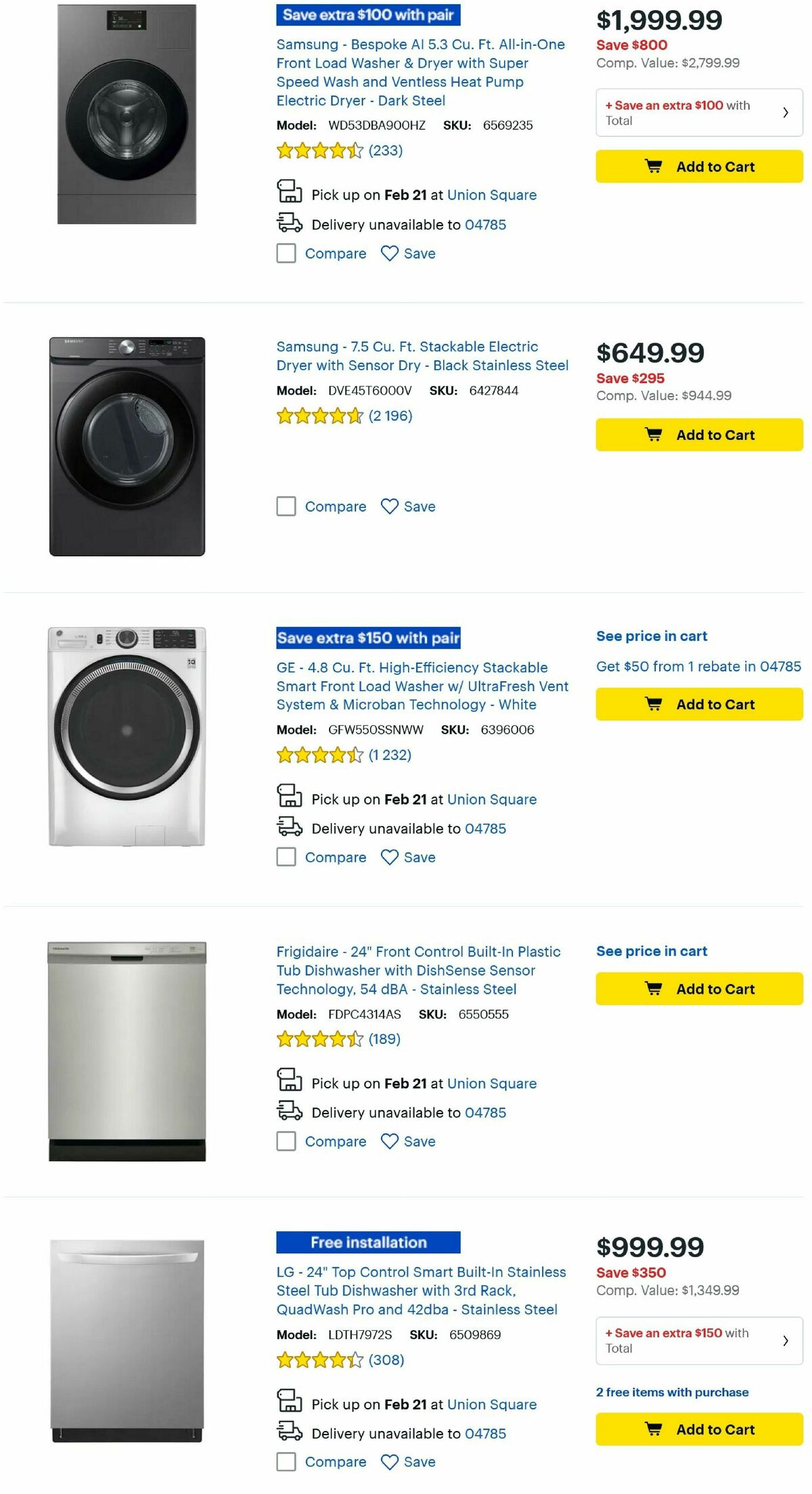 Best Buy Weekly Ad from February 17