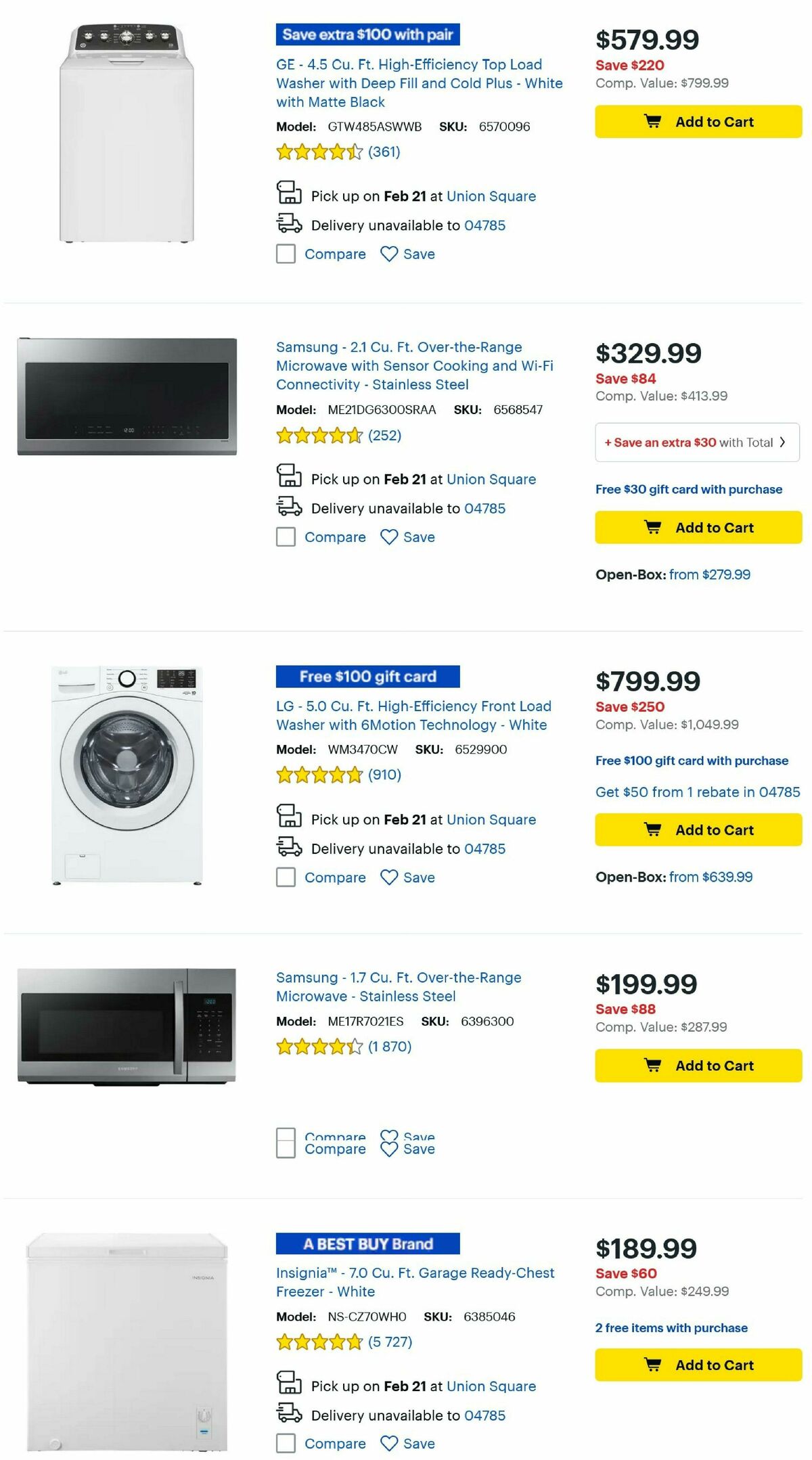 Best Buy Weekly Ad from February 17