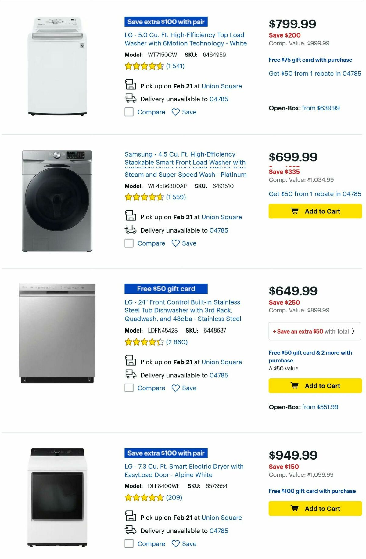 Best Buy Weekly Ad from February 17
