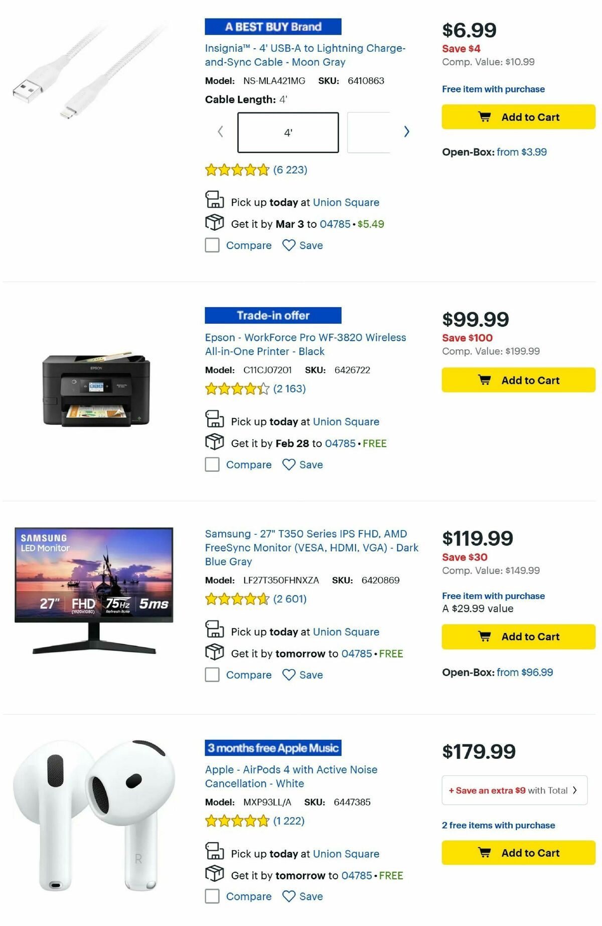 Best Buy Weekly Ad from February 26