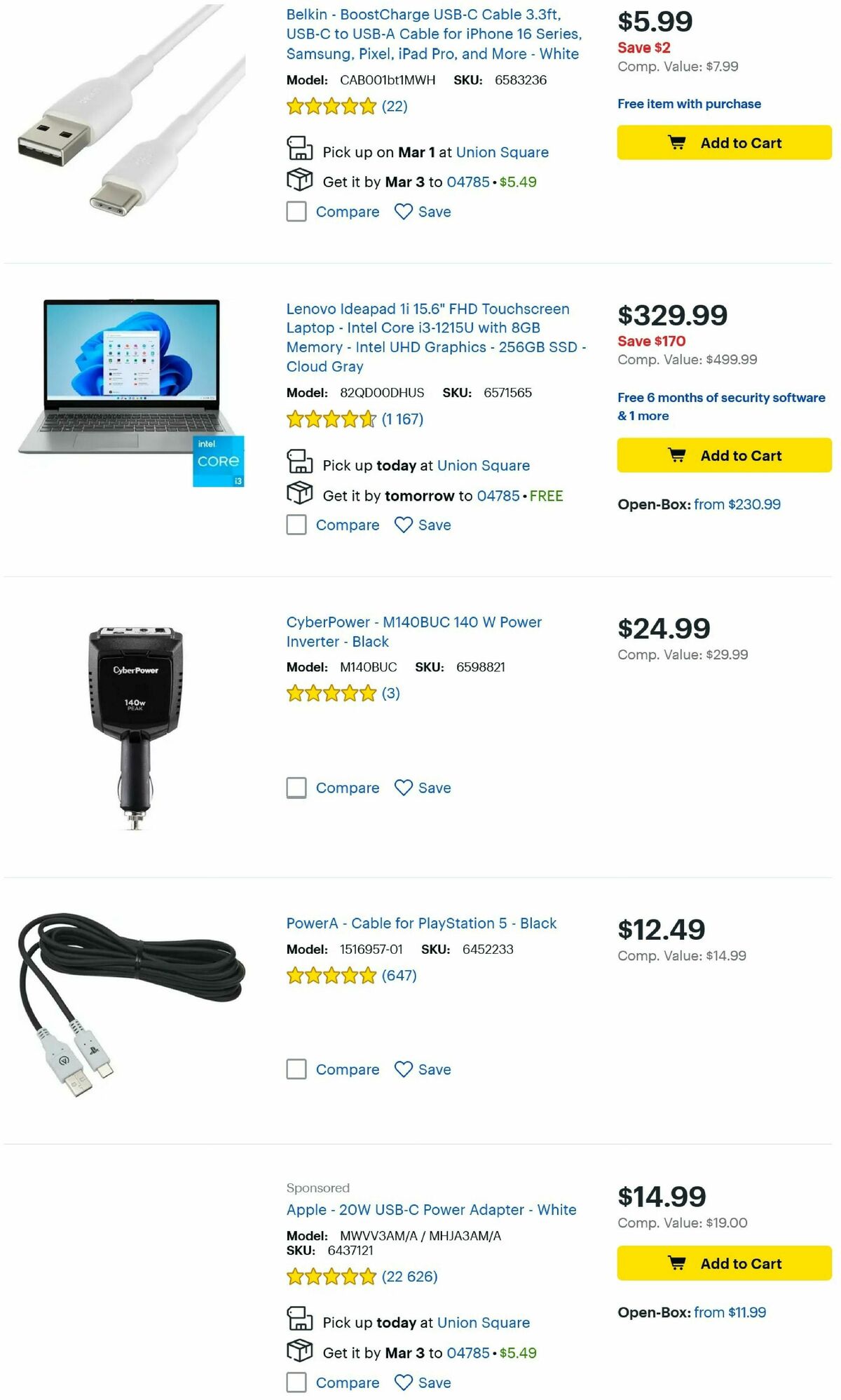 Best Buy Weekly Ad from February 26