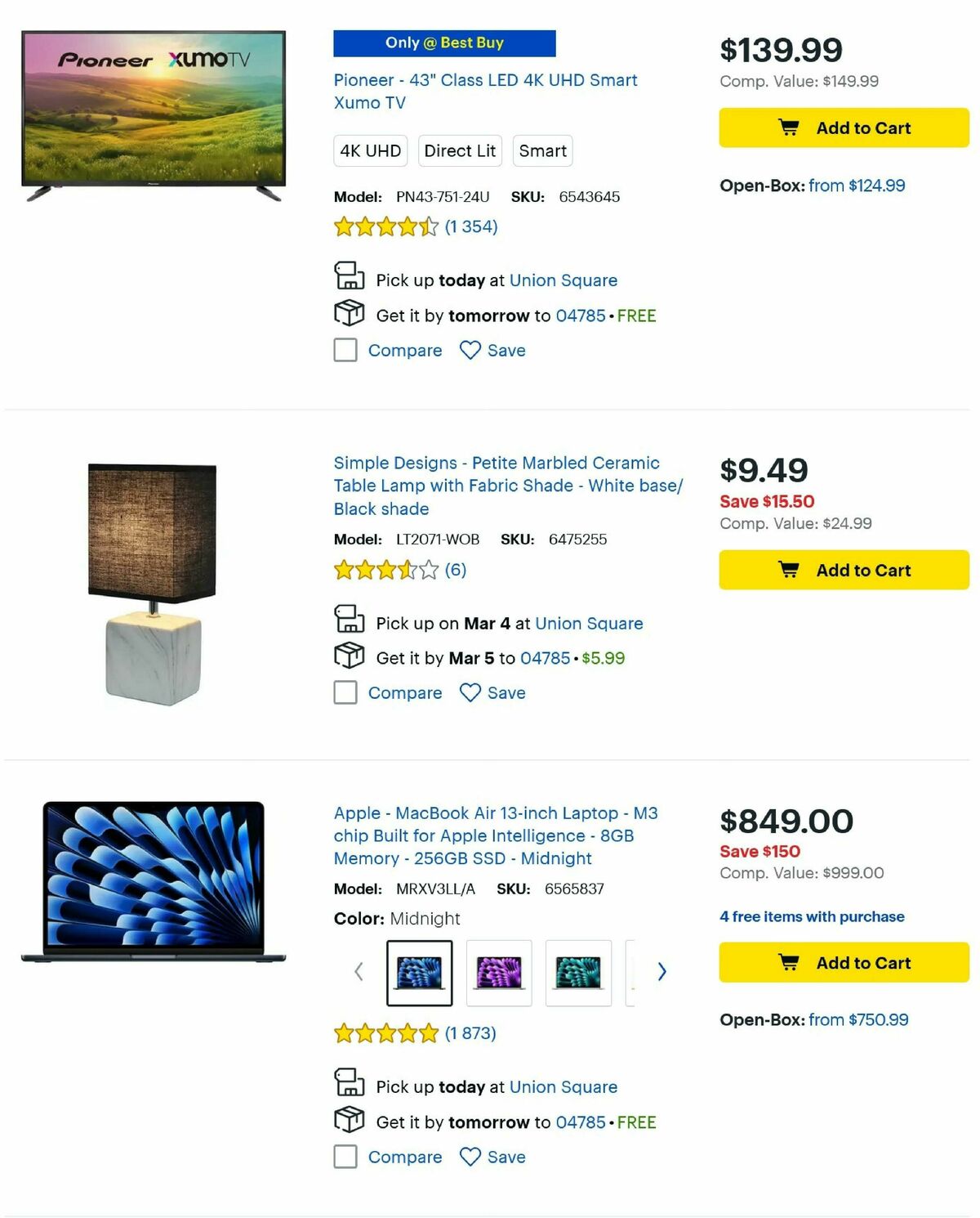 Best Buy Weekly Ad from February 26