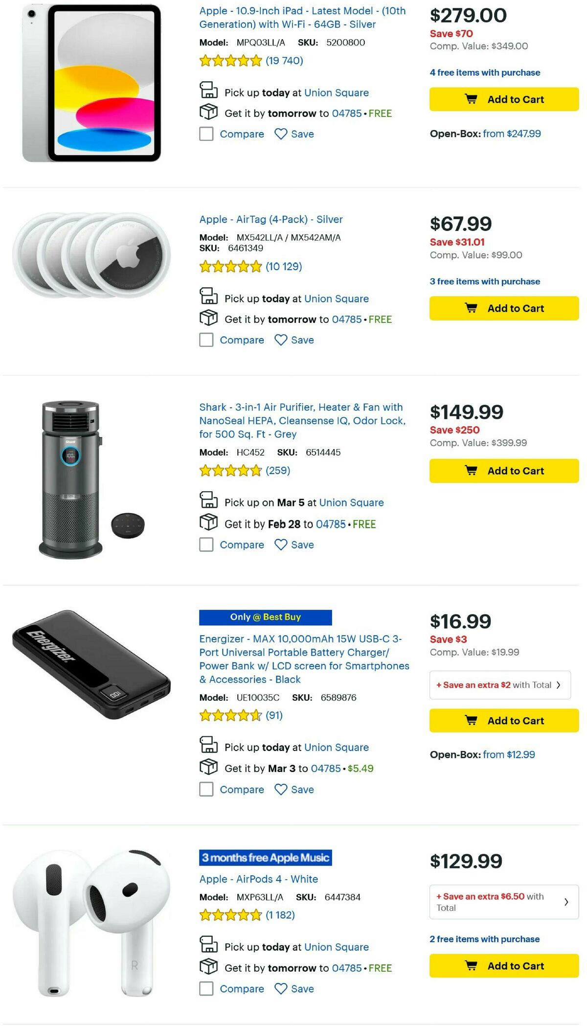 Best Buy Weekly Ad from February 26