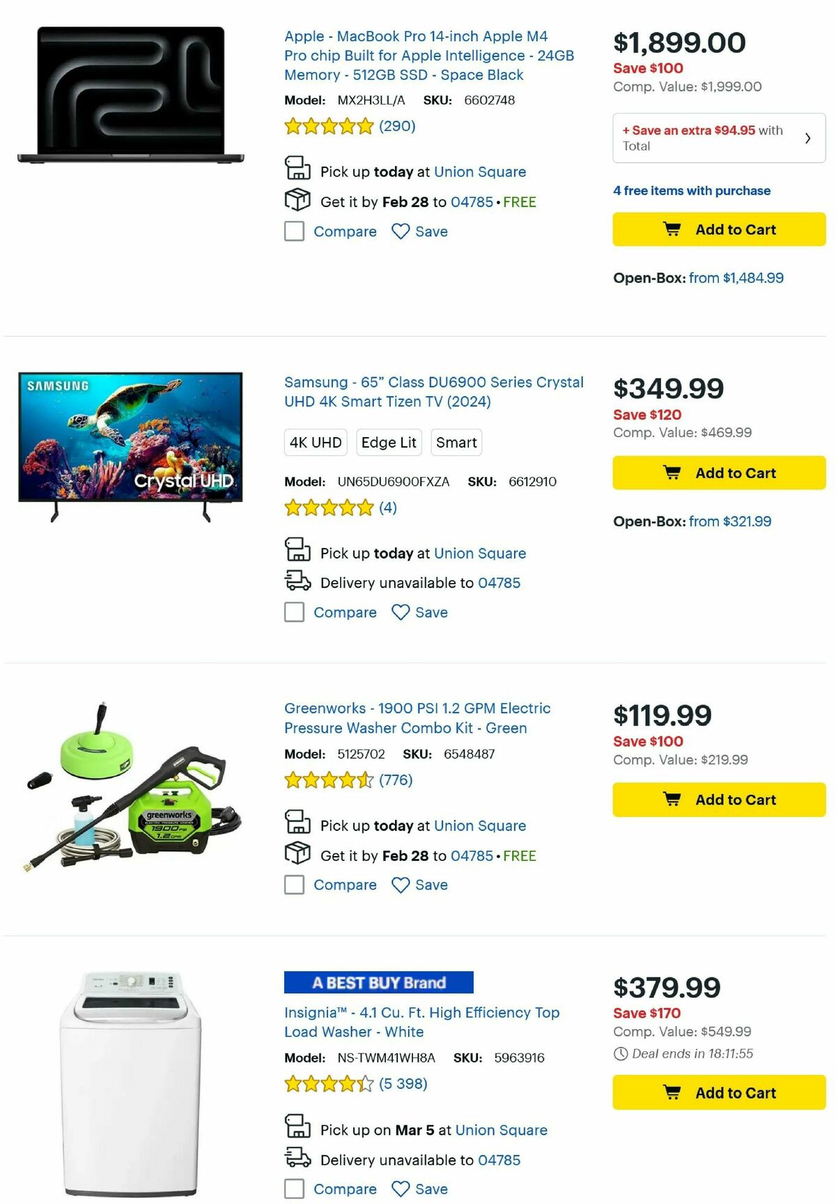 Best Buy Weekly Ad from February 26