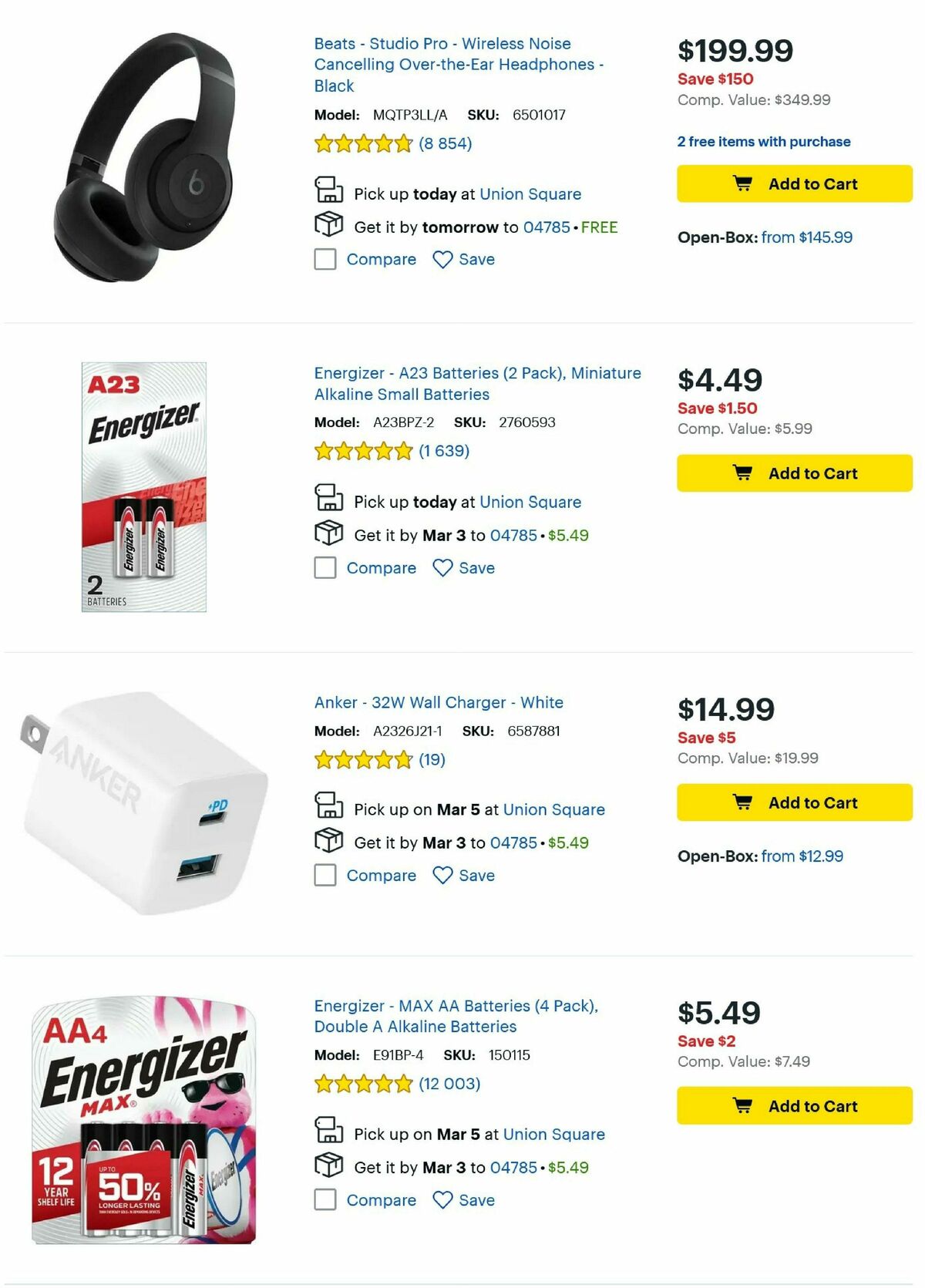 Best Buy Weekly Ad from February 26