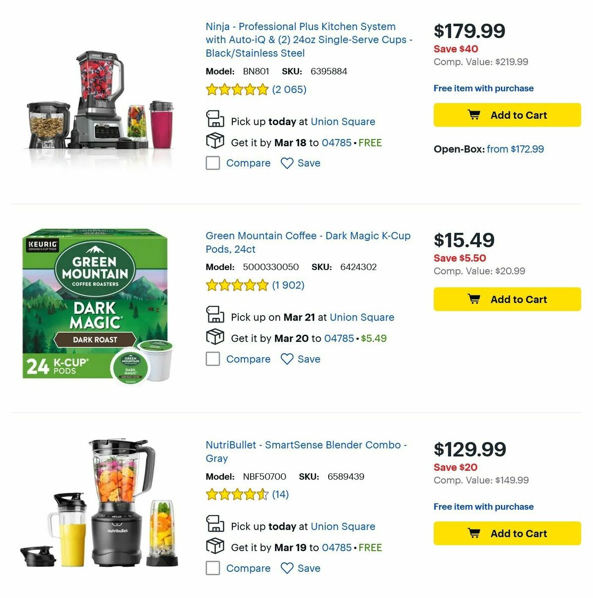 Best Buy Weekly Ad from March 15