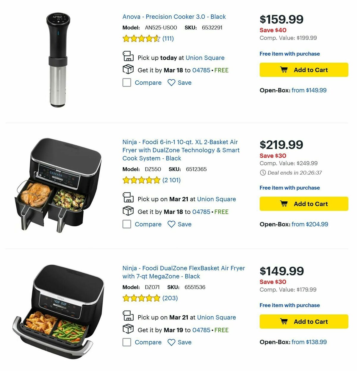 Best Buy Weekly Ad from March 15