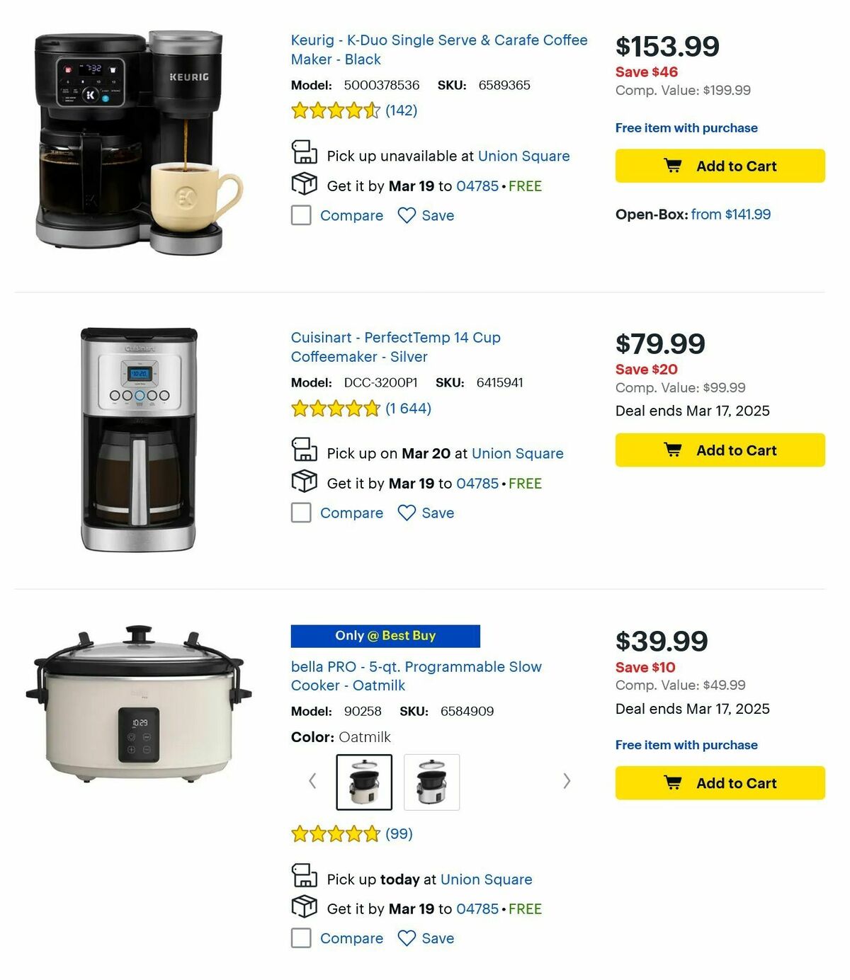 Best Buy Weekly Ad from March 15