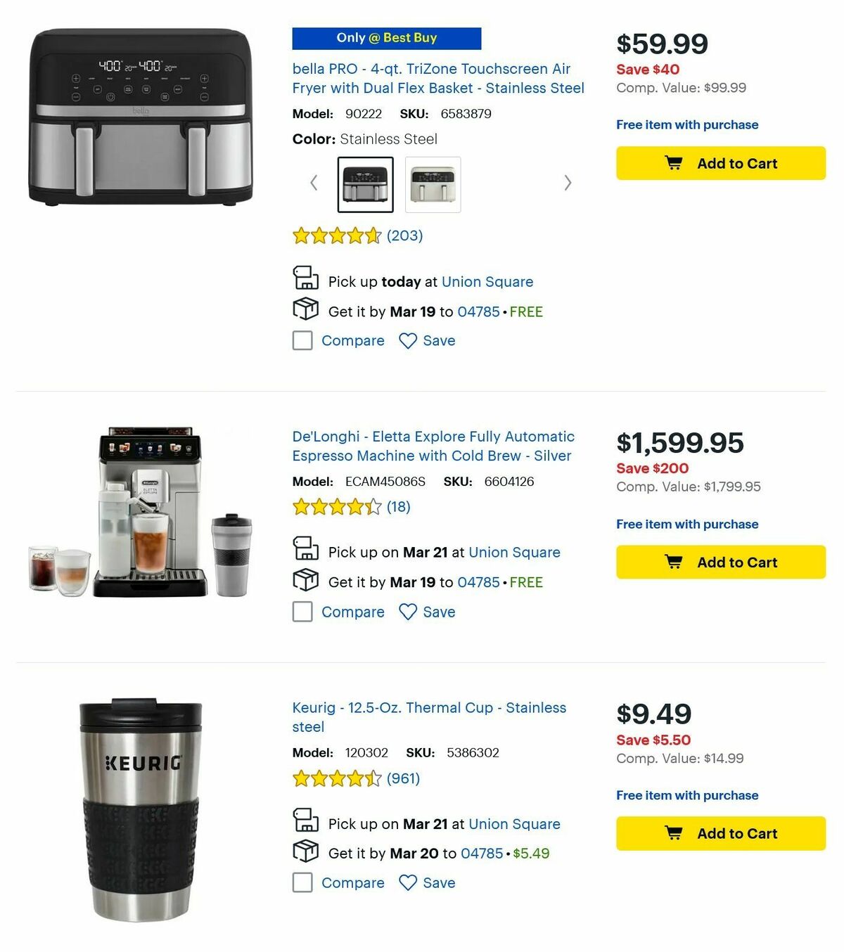 Best Buy Weekly Ad from March 15