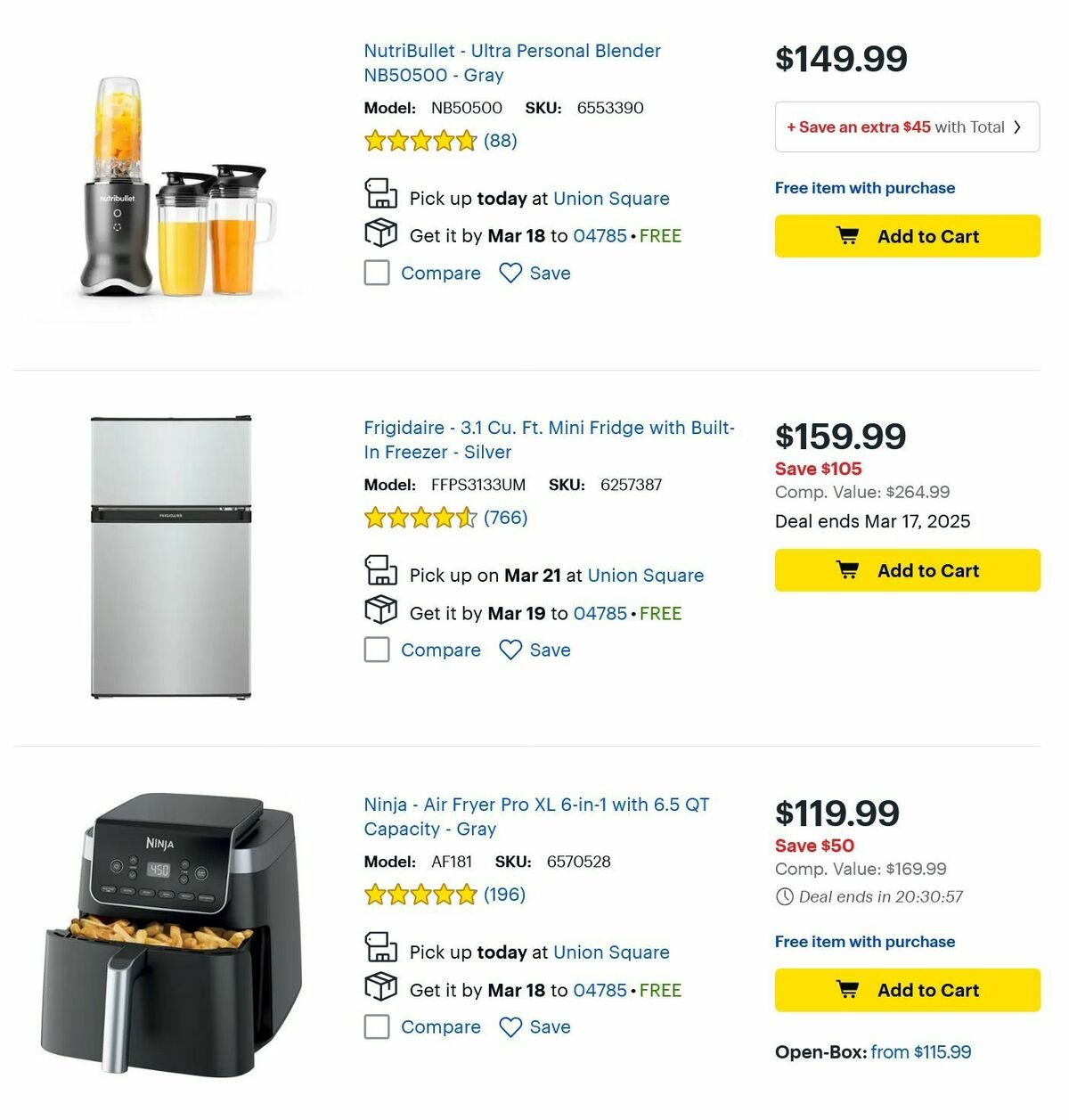 Best Buy Weekly Ad from March 15