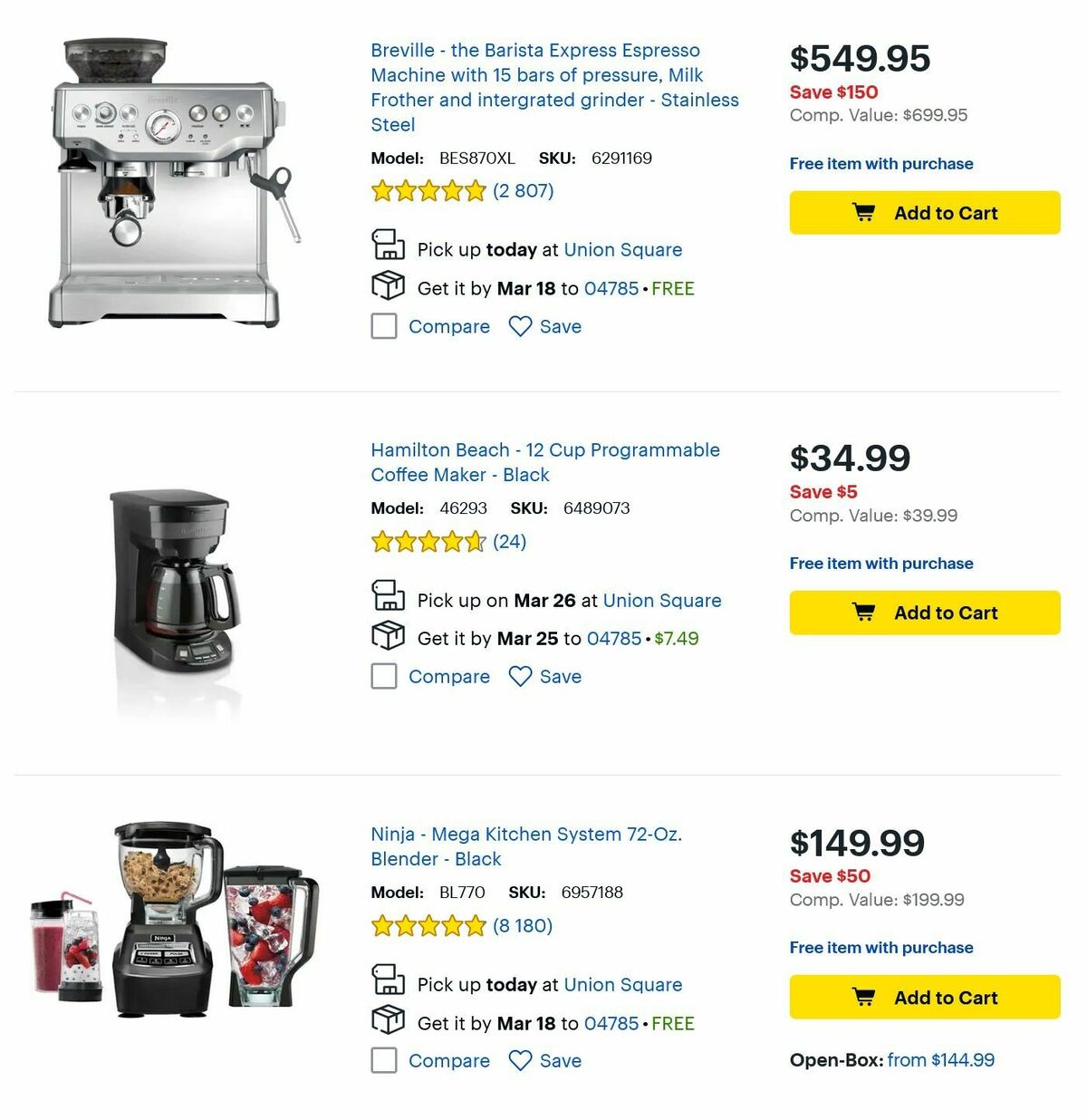 Best Buy Weekly Ad from March 15