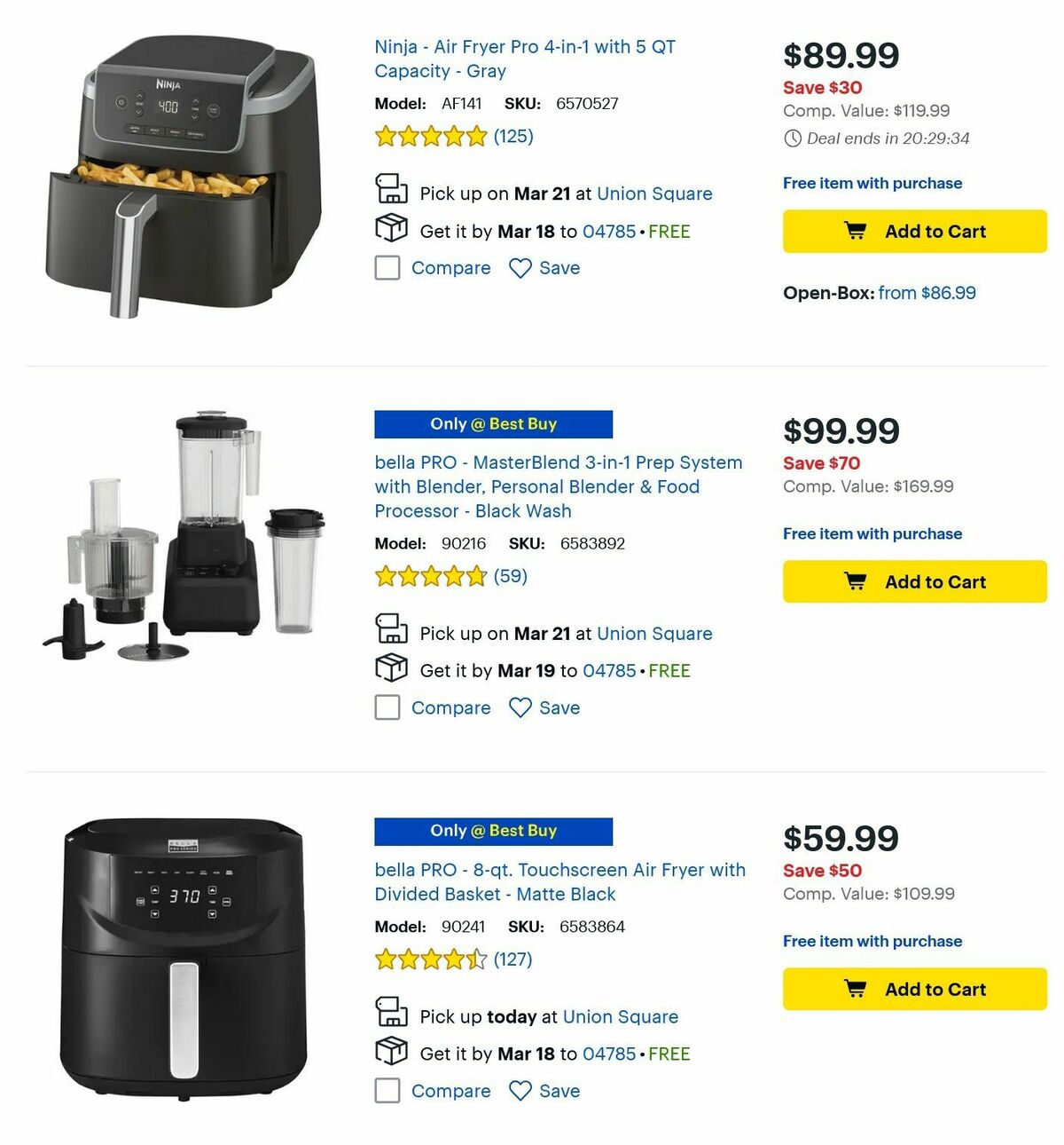 Best Buy Weekly Ad from March 15