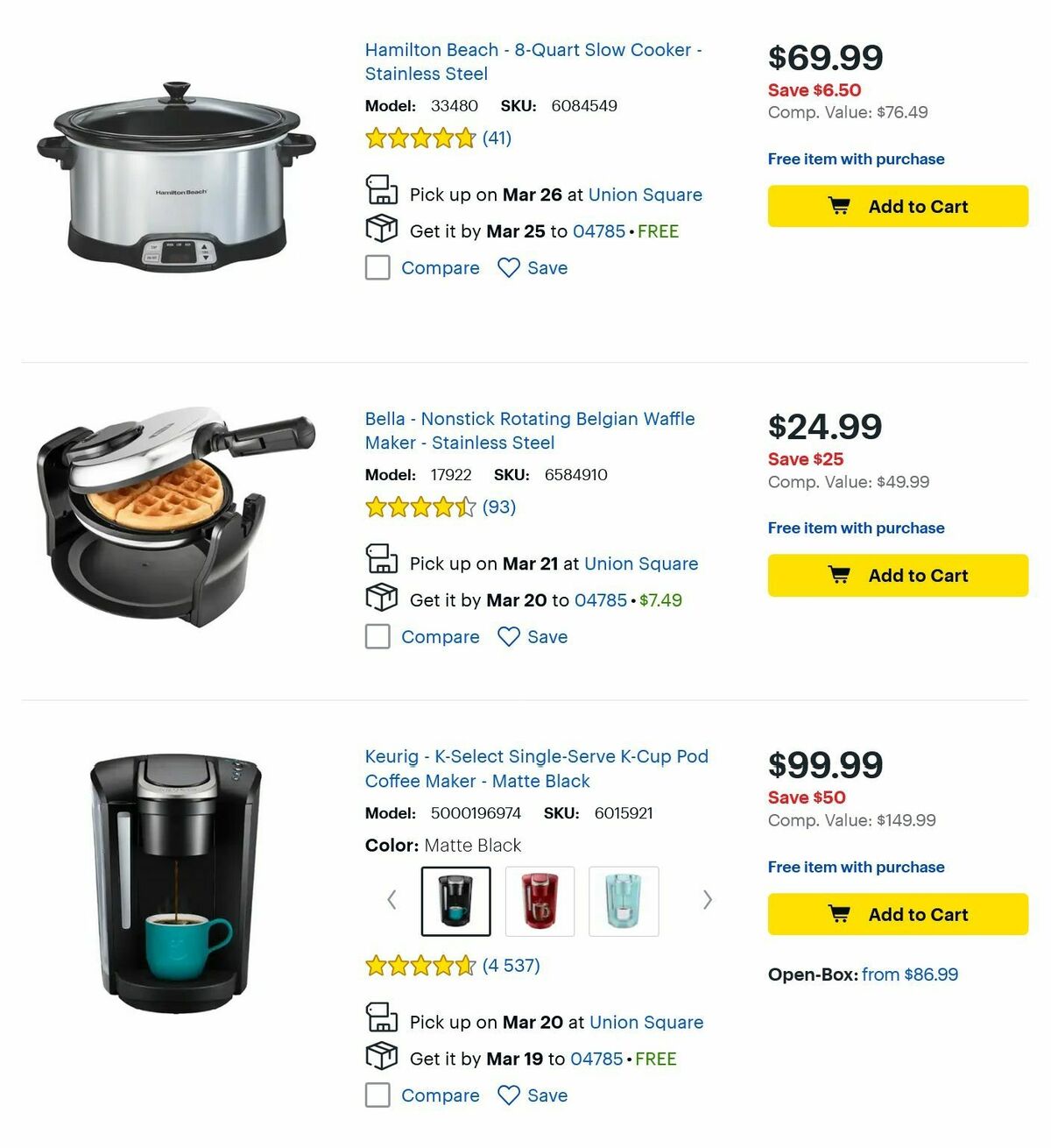 Best Buy Weekly Ad from March 15