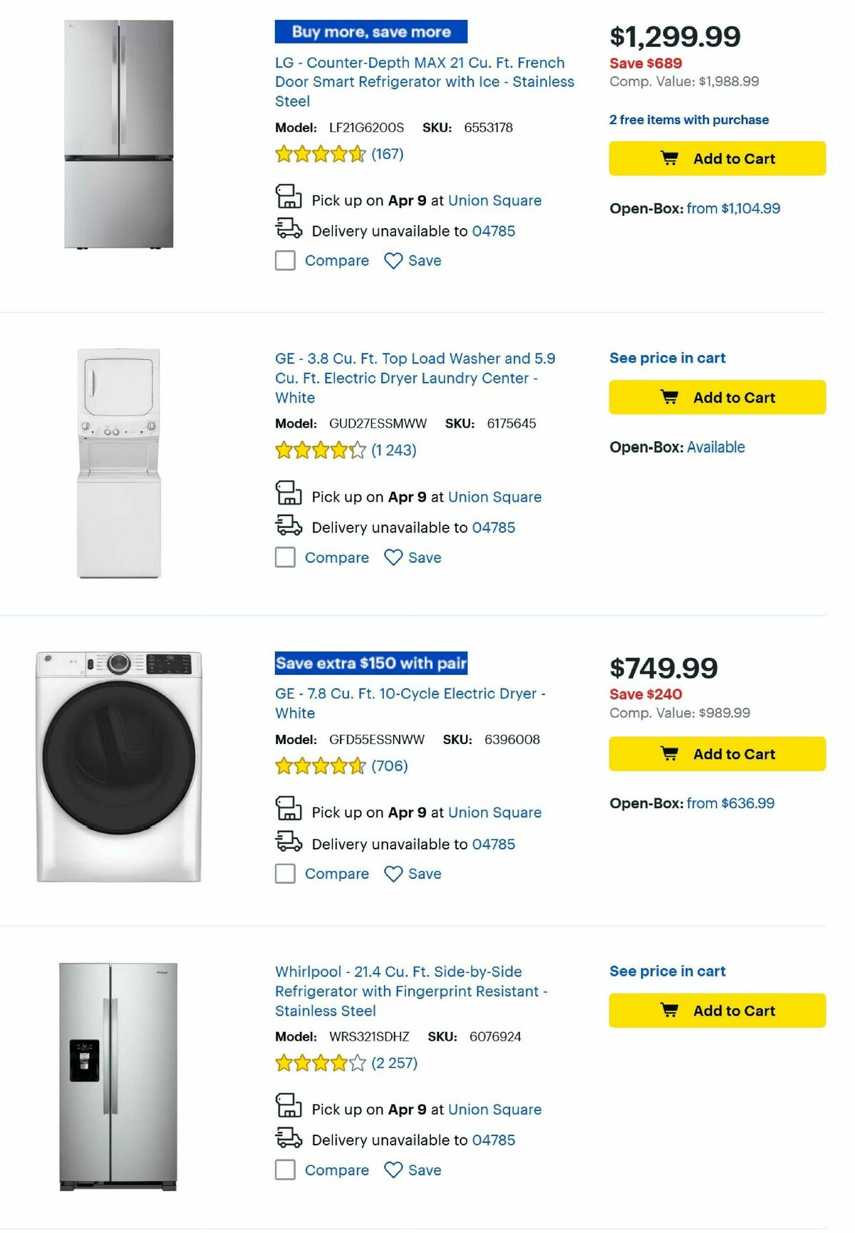 Best Buy Weekly Ad from April 4