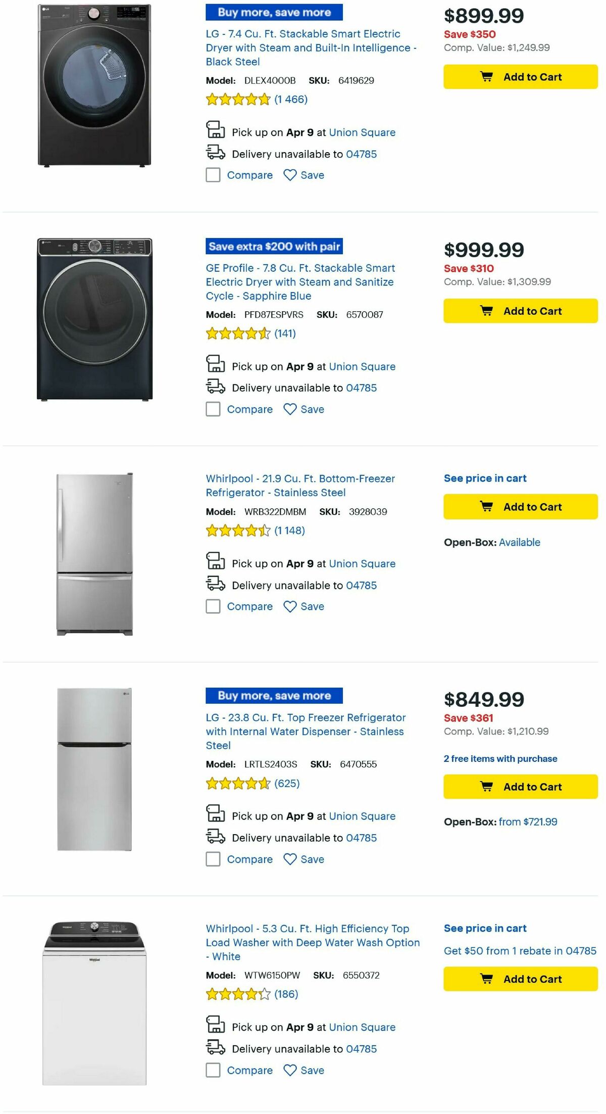 Best Buy Weekly Ad from April 4