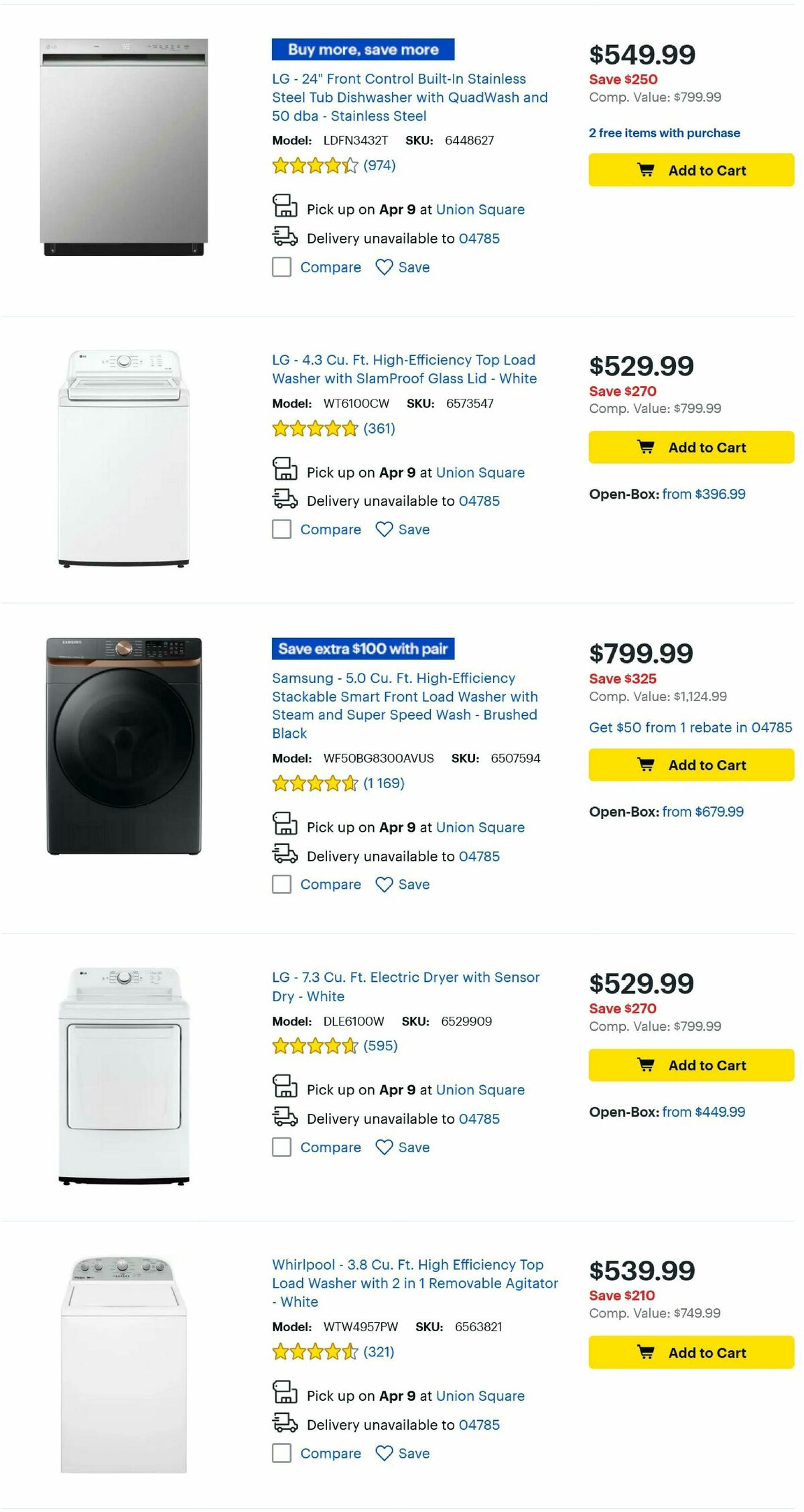 Best Buy Weekly Ad from April 4