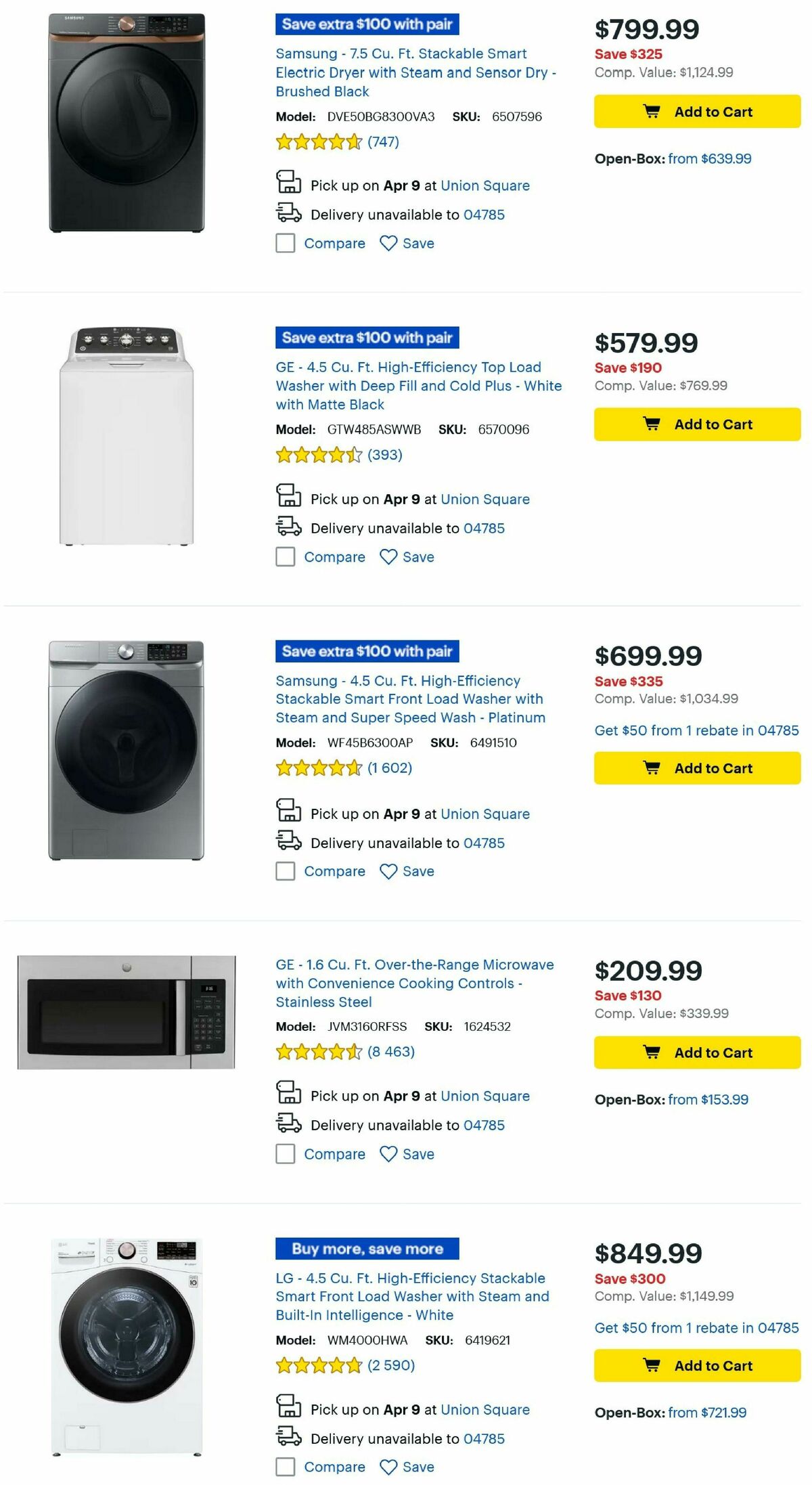 Best Buy Weekly Ad from April 4