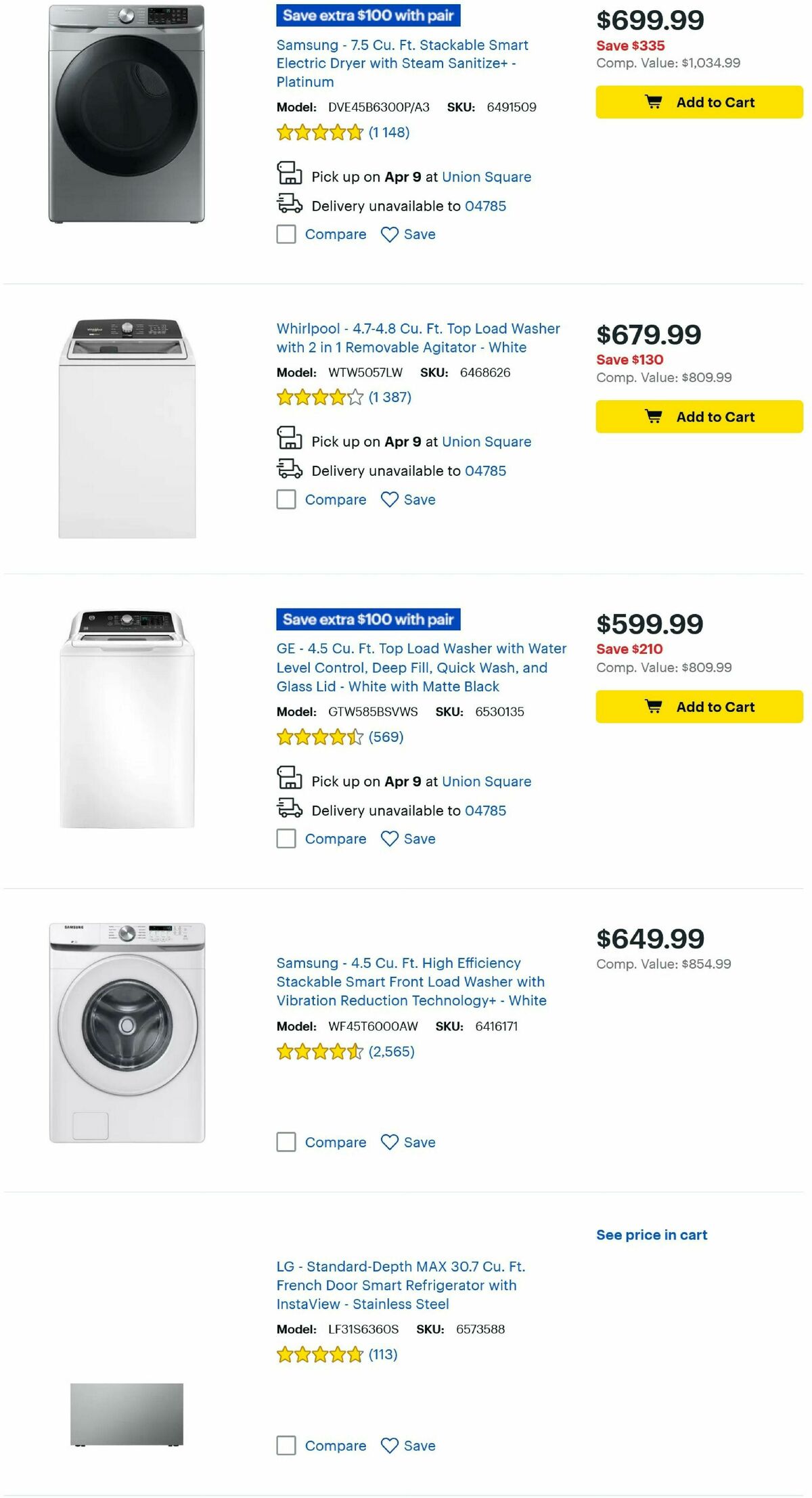 Best Buy Weekly Ad from April 4