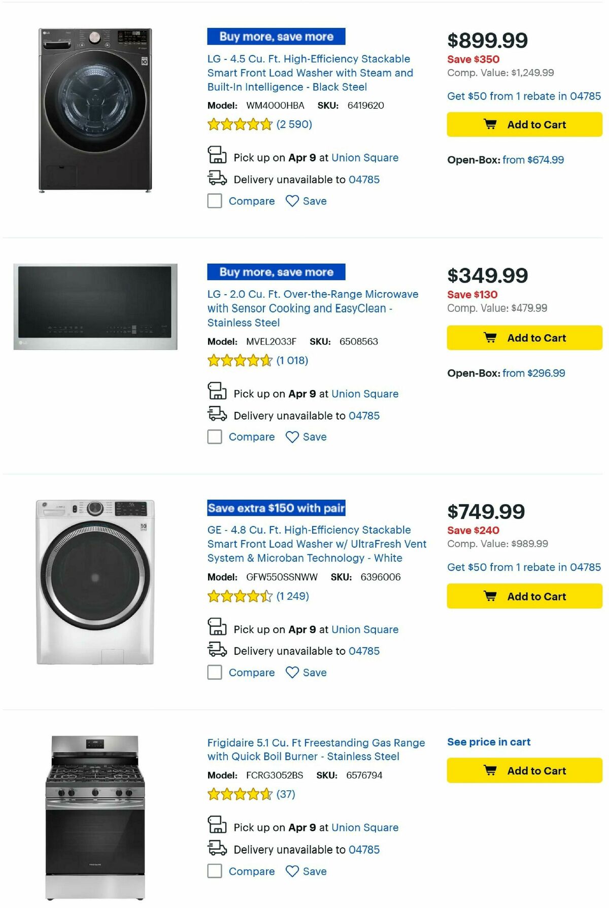 Best Buy Weekly Ad from April 4