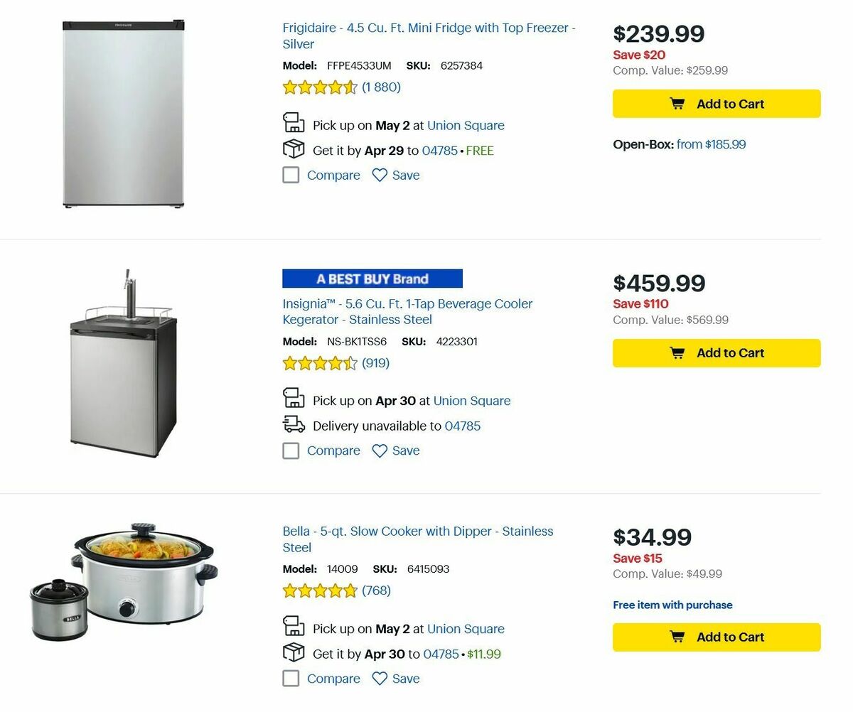 Best Buy Weekly Ad from April 25