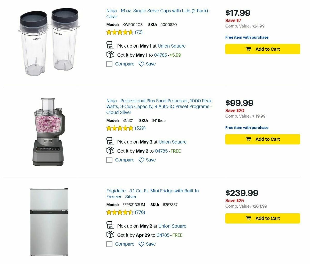 Best Buy Weekly Ad from April 25