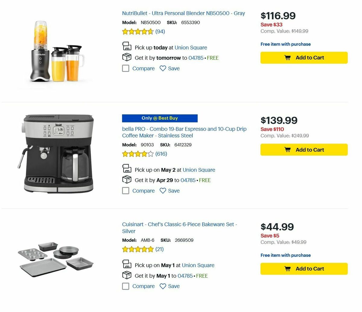 Best Buy Weekly Ad from April 25